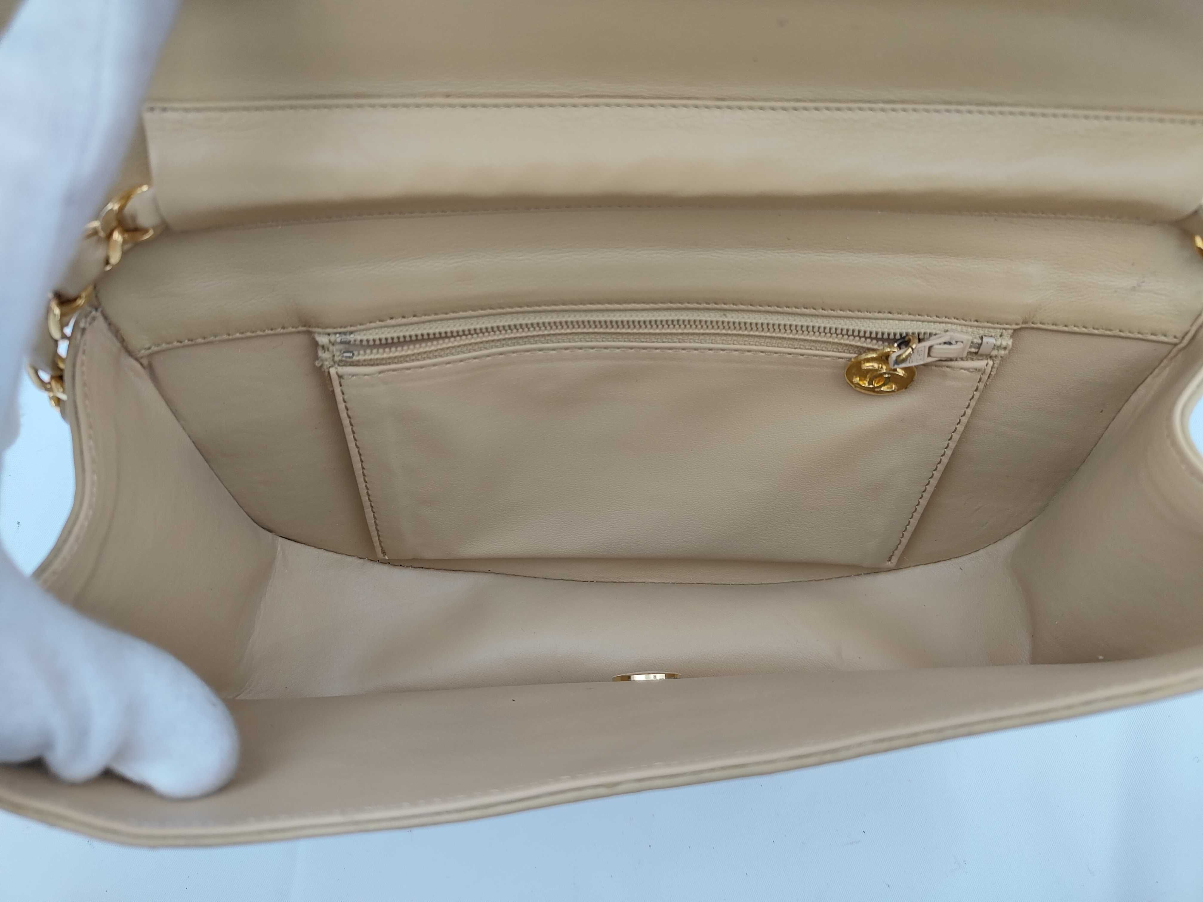 Half Moon Beige Shoulder Bag — view 9