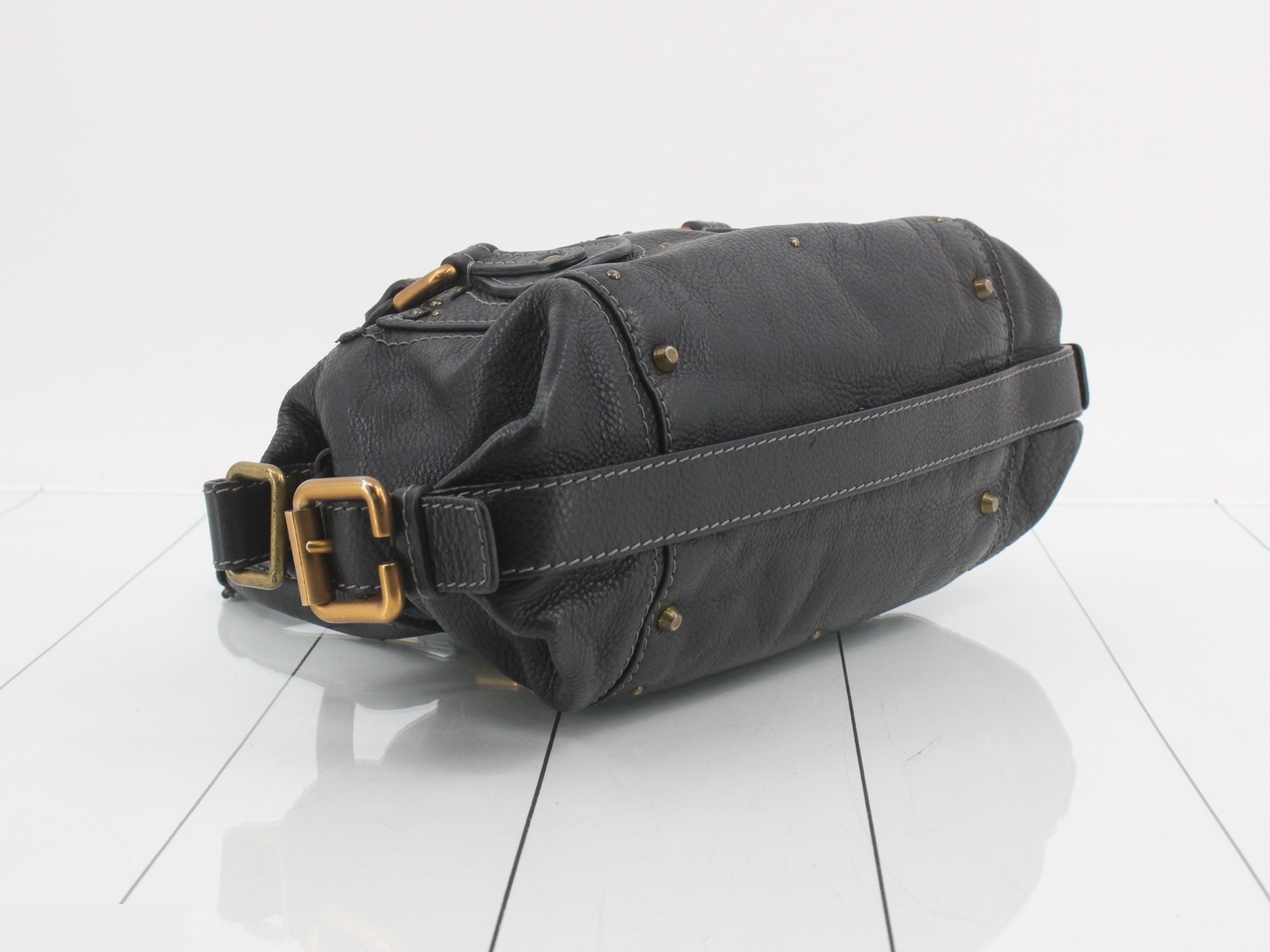 Paddington Leather Handbag, Black — view 5