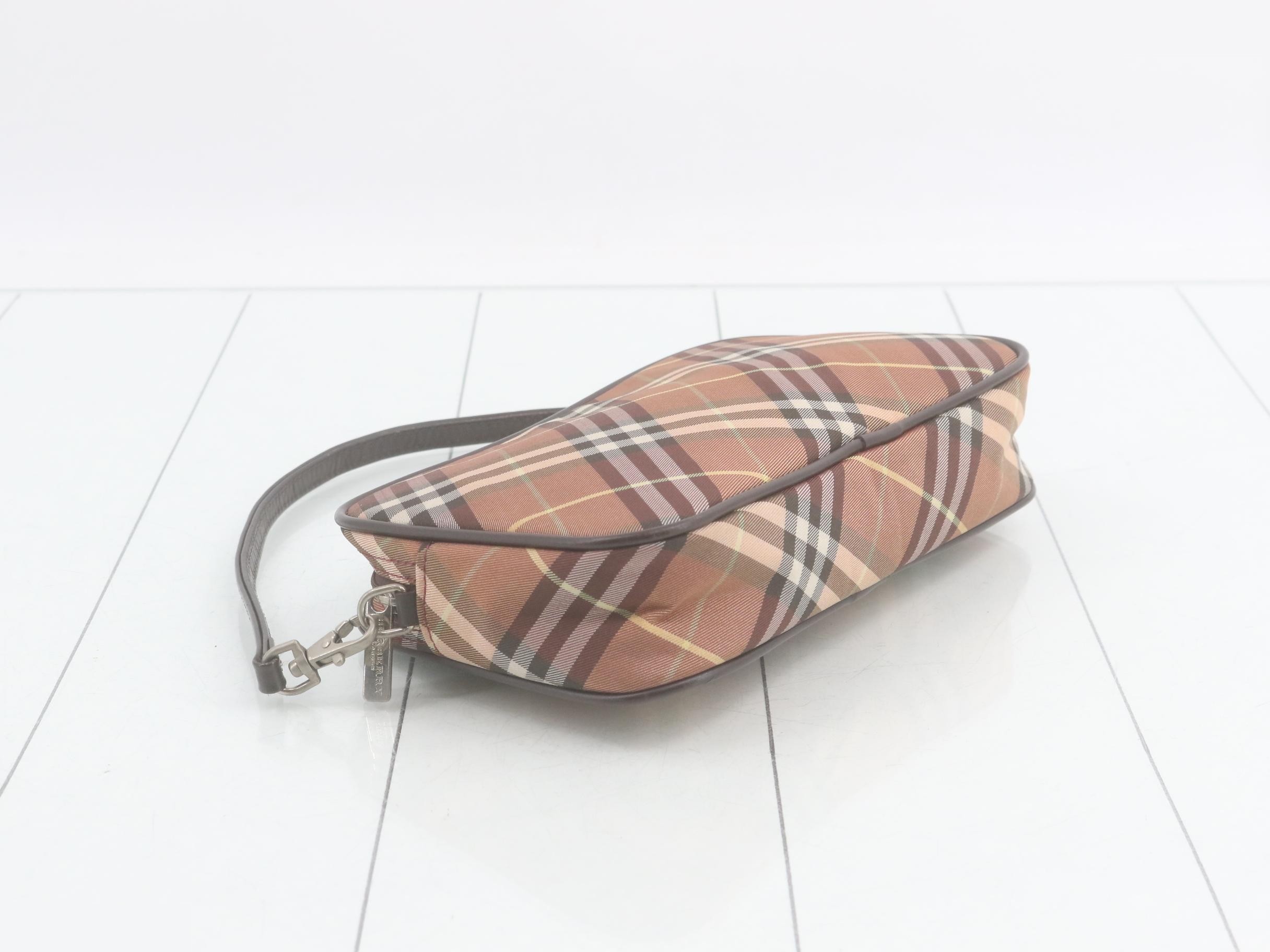 Checked nylon bag, W21.5 H13 D4.5 — view 5