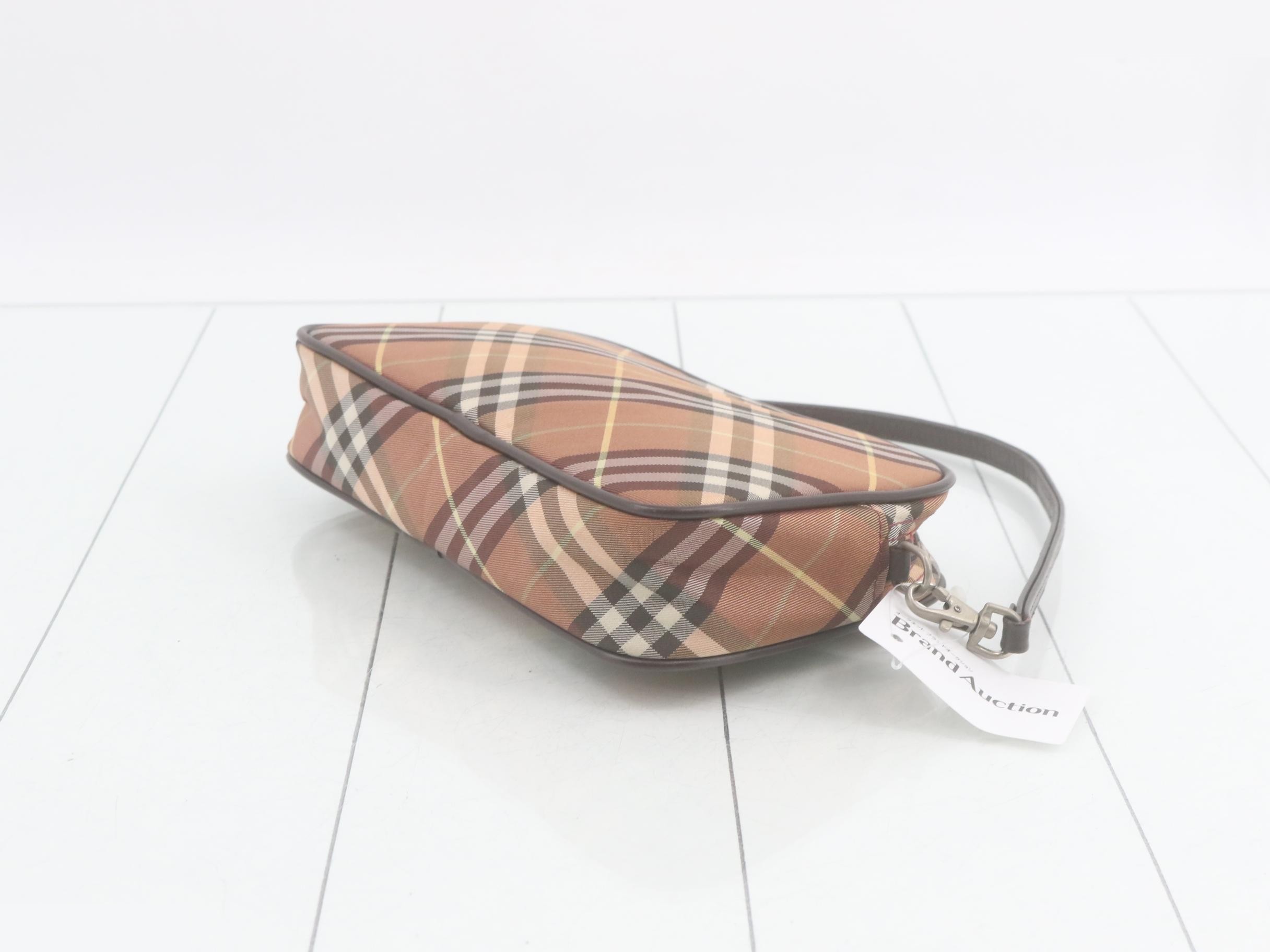 Checked nylon bag, W21.5 H13 D4.5 — view 6