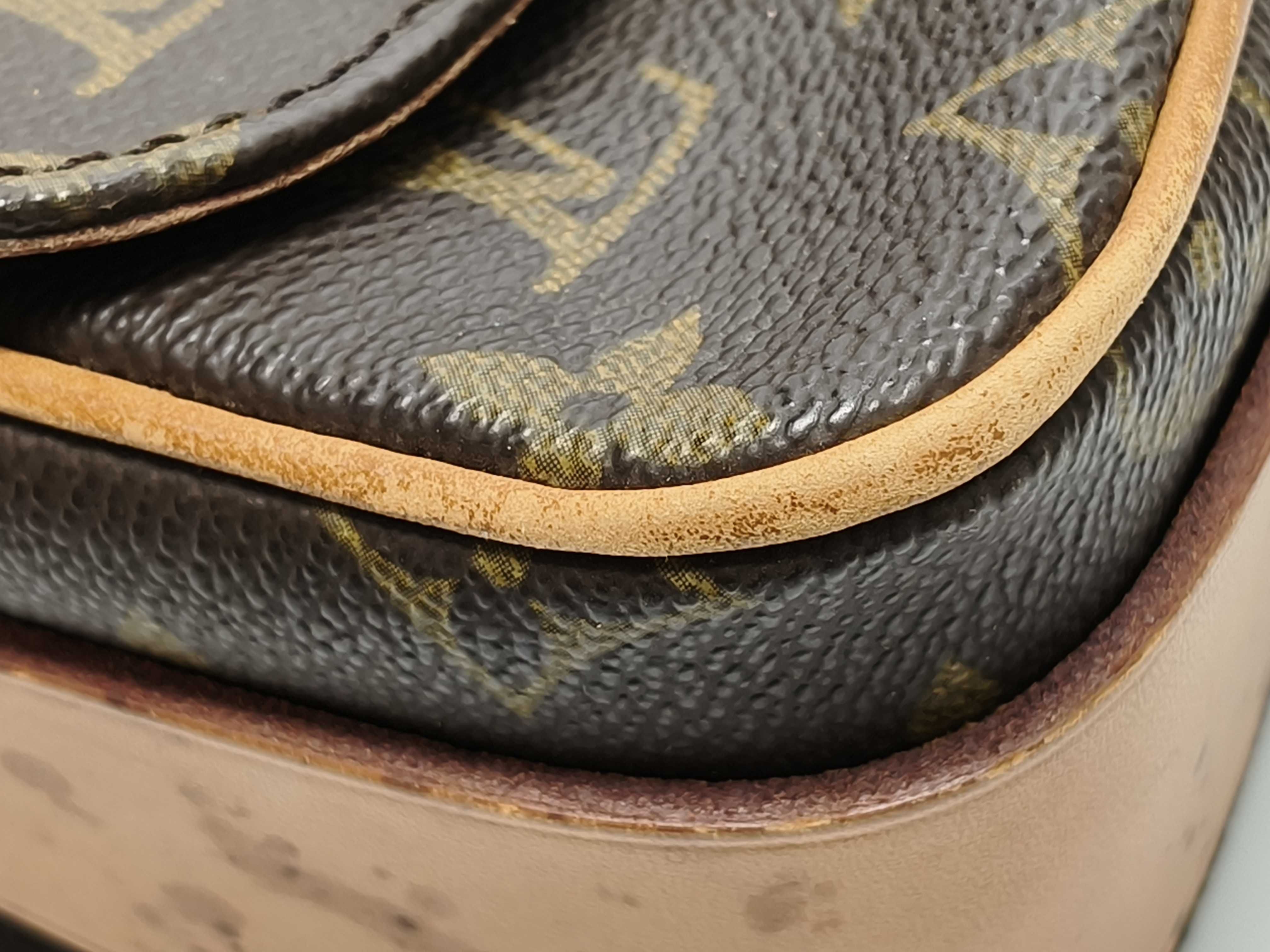 Monogram Vuitton Cartouchiere Shoulder Bag — view 6