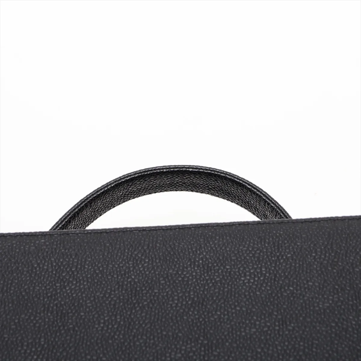 Coco Mark Caviar Skin Vanity Bag, Black with Gold Hardware, 5622815 (Serial Number 5) — view 6