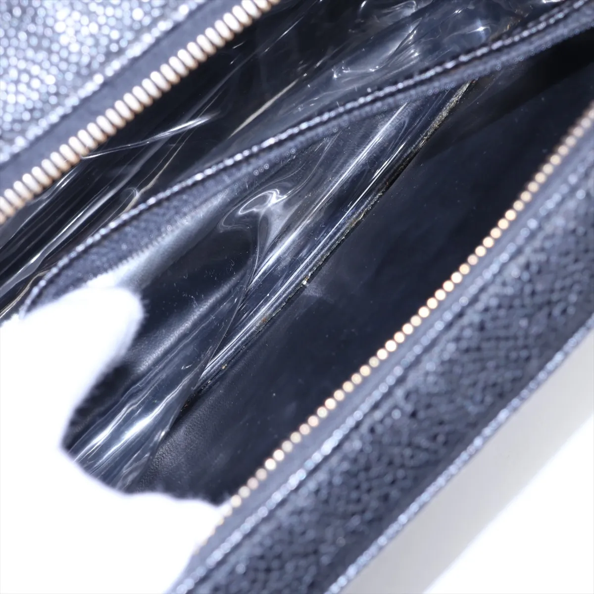 Coco Mark Caviar Skin Vanity Bag, Black with Gold Hardware, 5622815 (Serial Number 5) — view 9