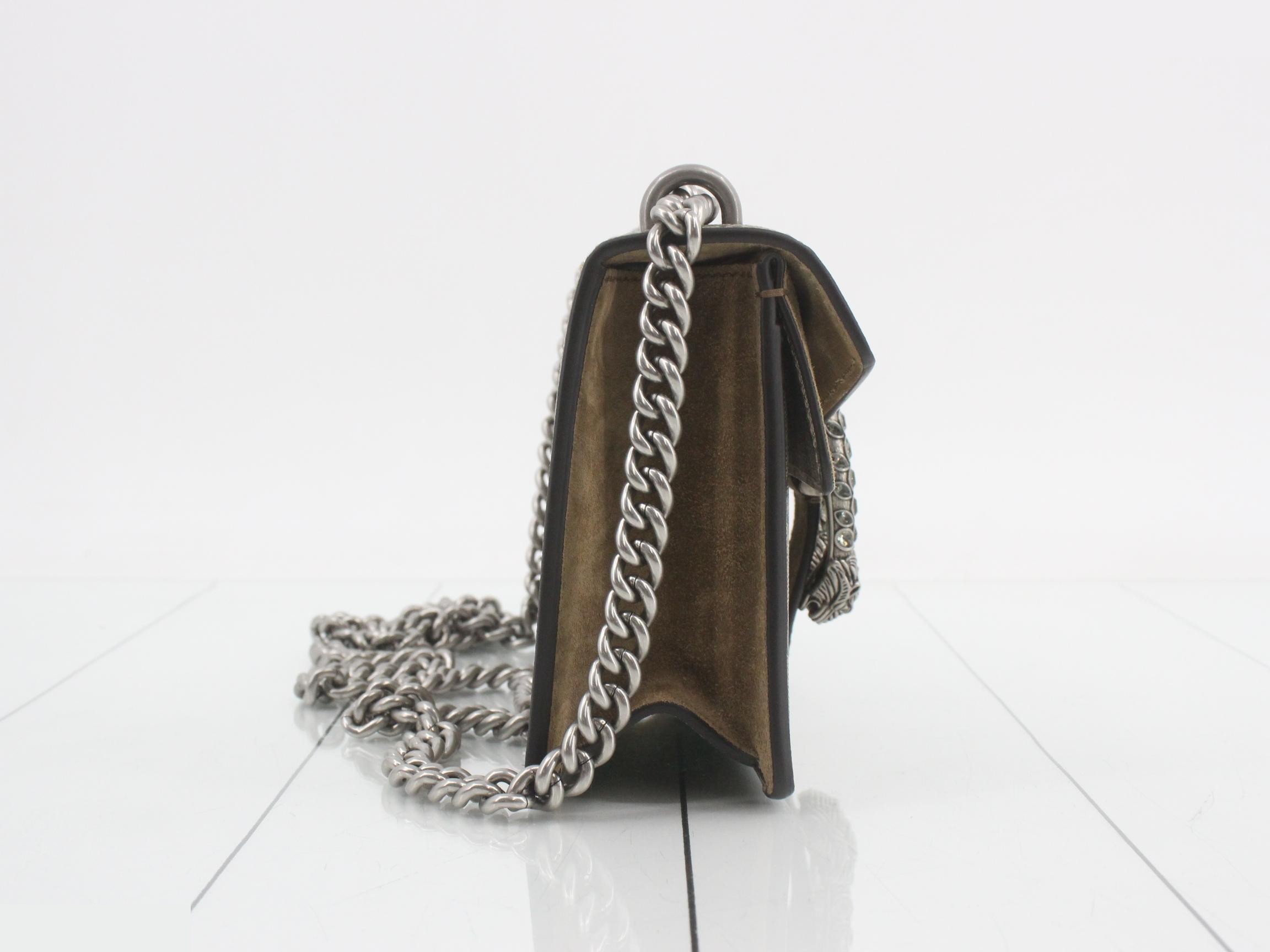 GG Dionysus Chain Shoulder Bag with Rhinestones — view 4