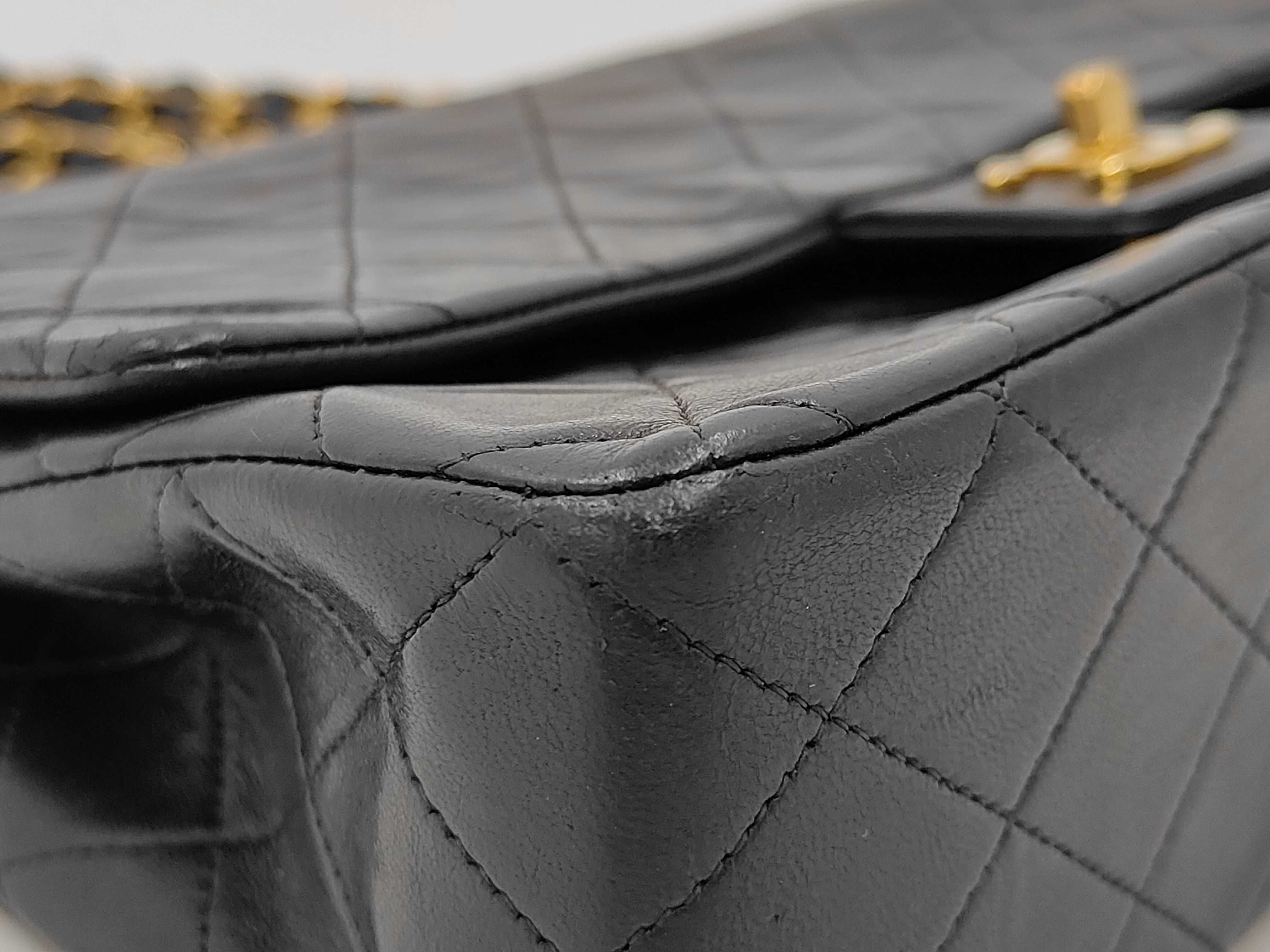 Matelassé 25 Lambskin Double Flap Chain Shoulder Bag (with seal, serial number 3) — view 7