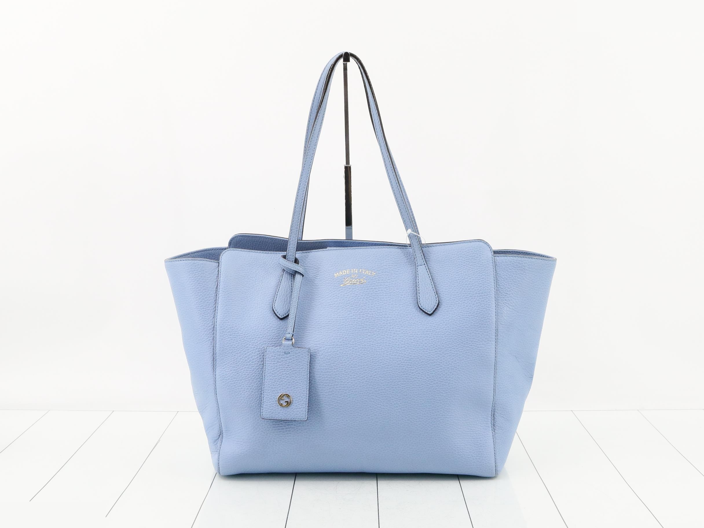 Swing, light blue, gold hardware