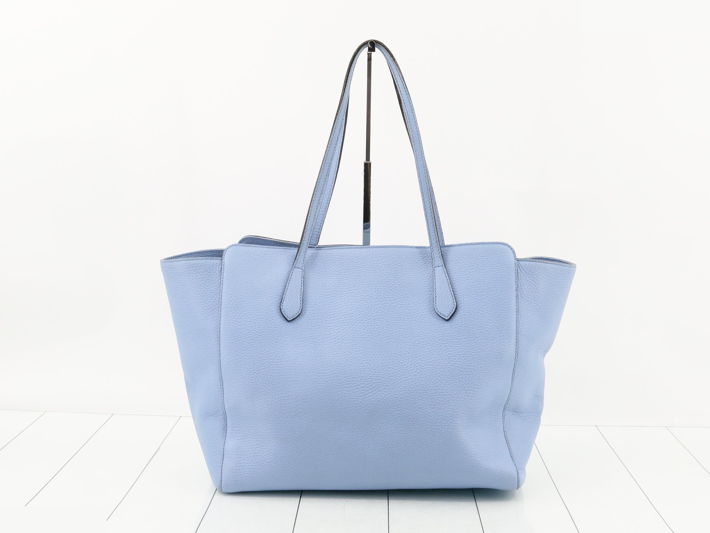 Swing, light blue, gold hardware — view 2