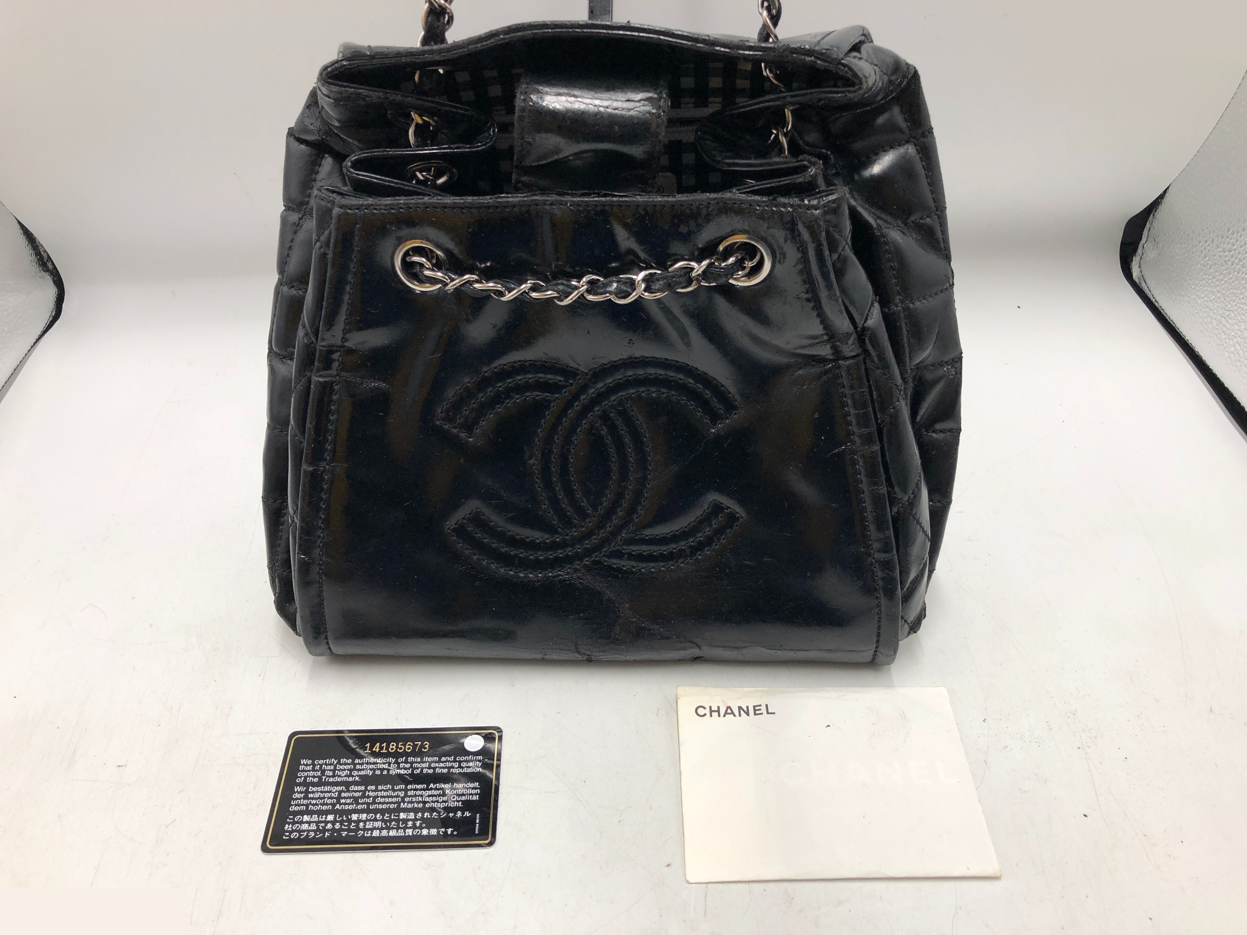 Coco Mark Chain Shoulder Bag with Sticker 14185673