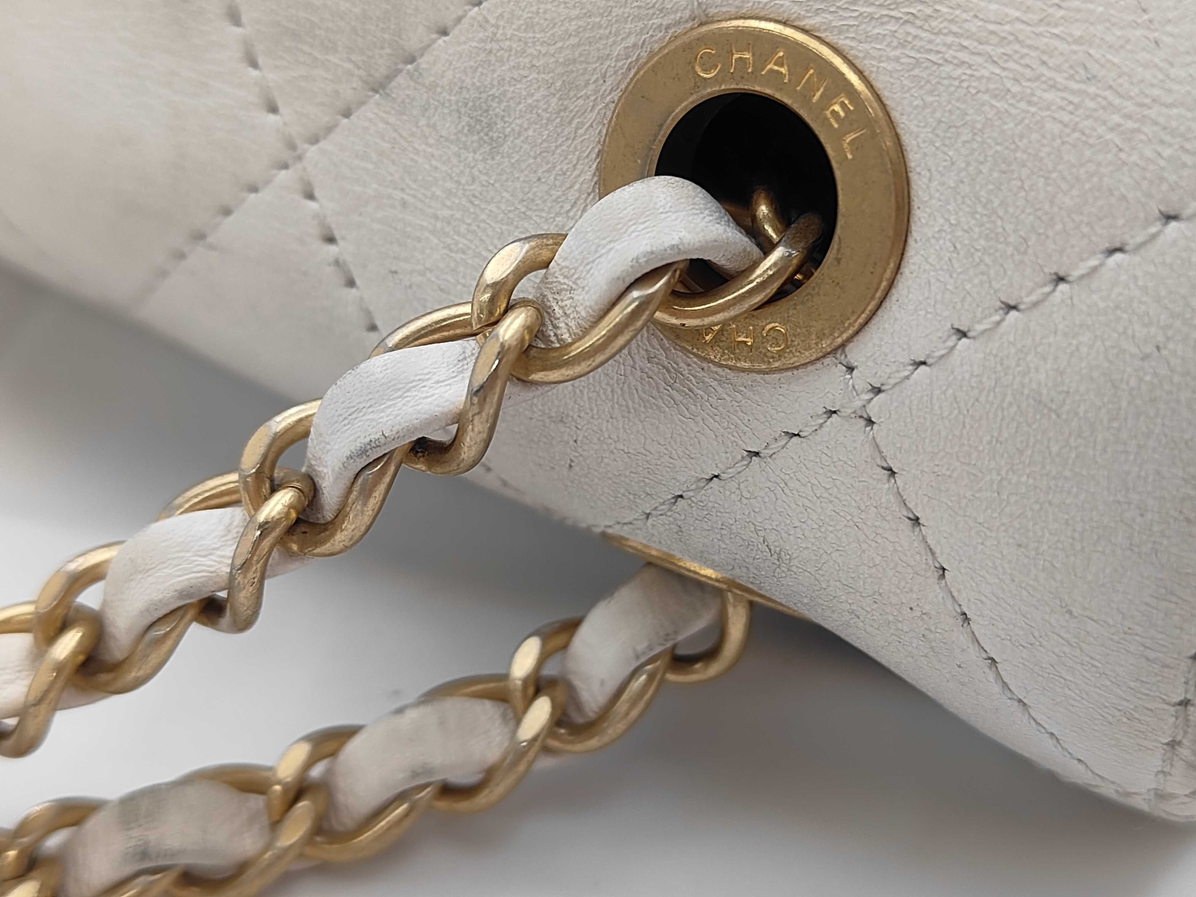 Metal Logo Quilted Shoulder Bag — view 5