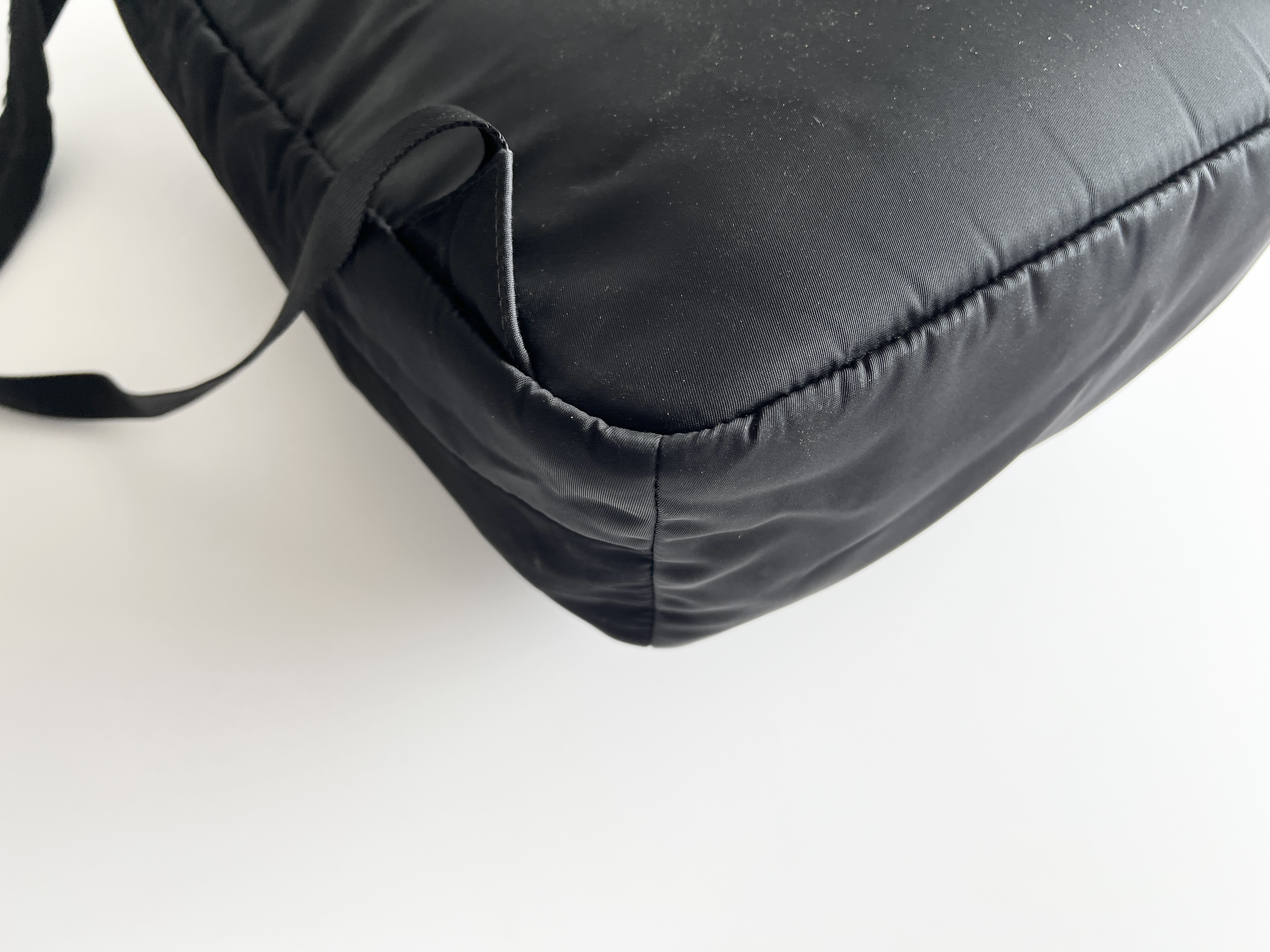 Leather Nylon Rubber Logo Backpack Rucksack — view 14