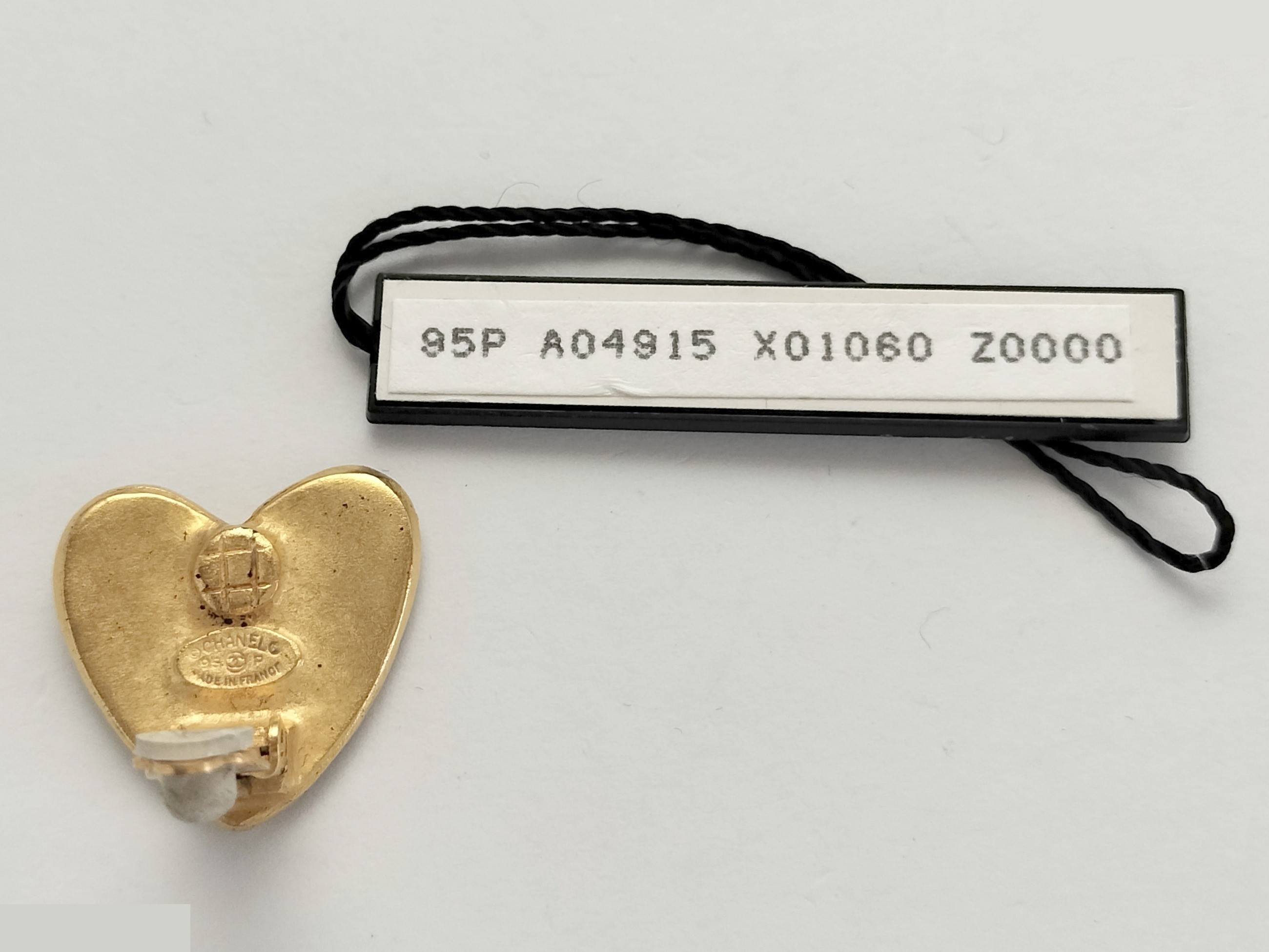 Coco Heart Gold Earrings — view 3