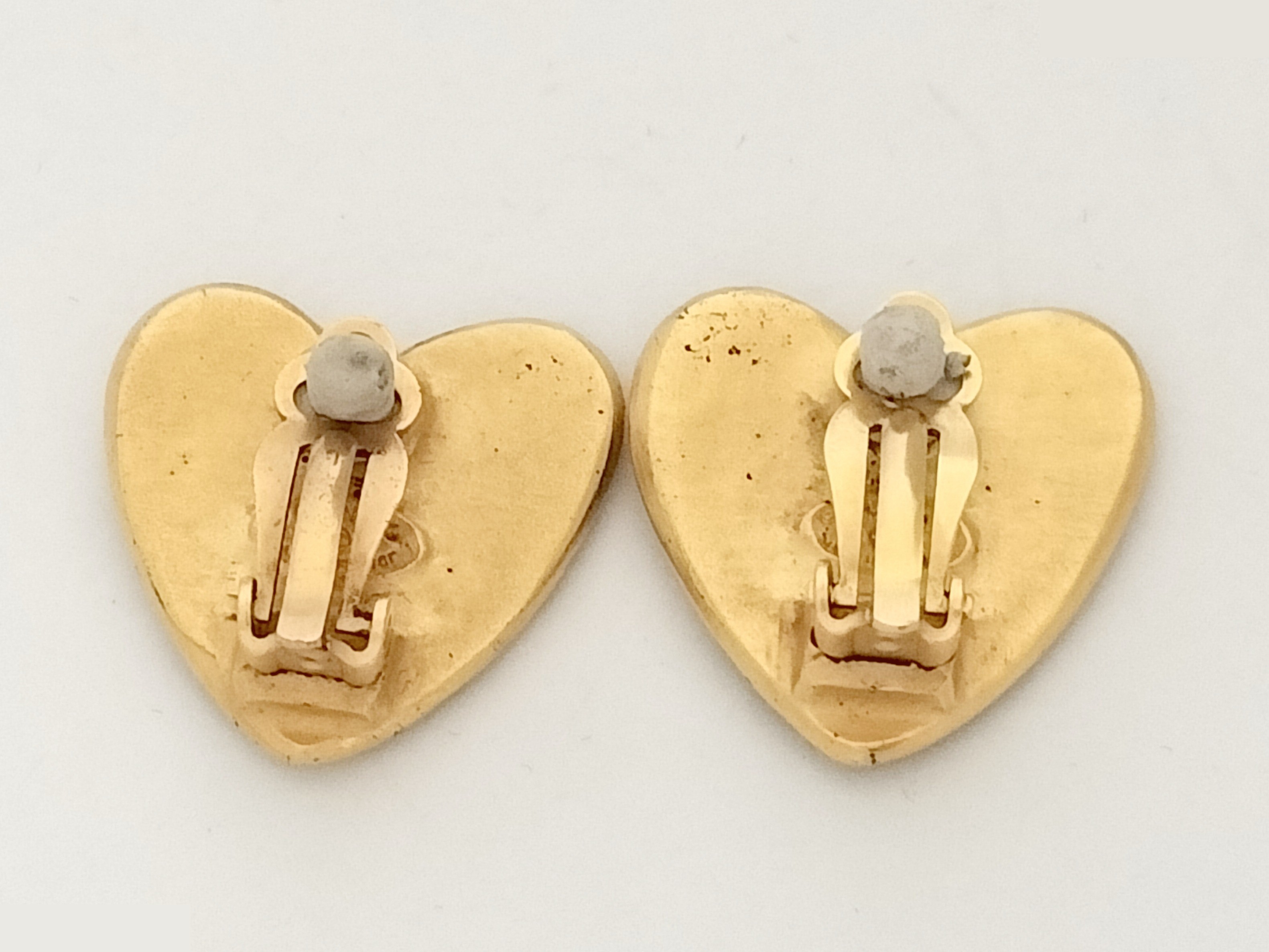 Coco Heart Gold Earrings — view 6