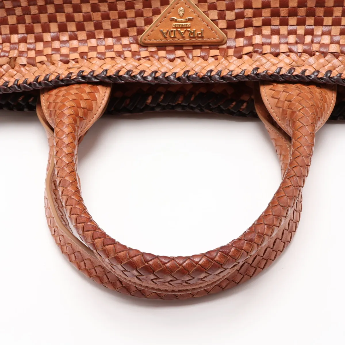 leather handbag, brown — view 5