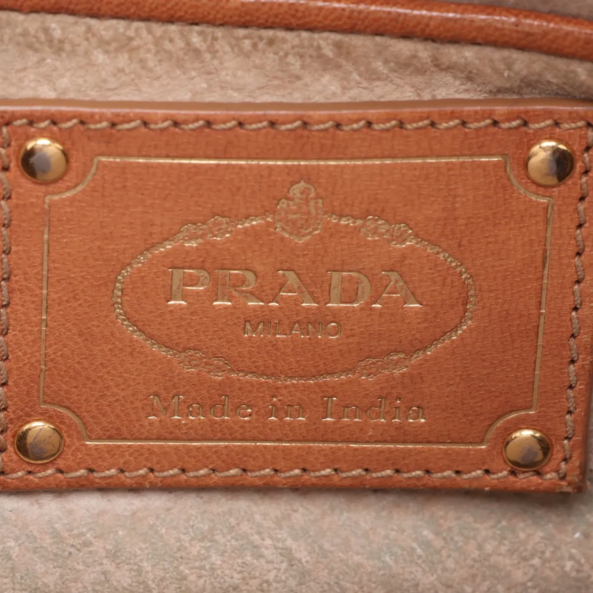 leather handbag, brown — view 9