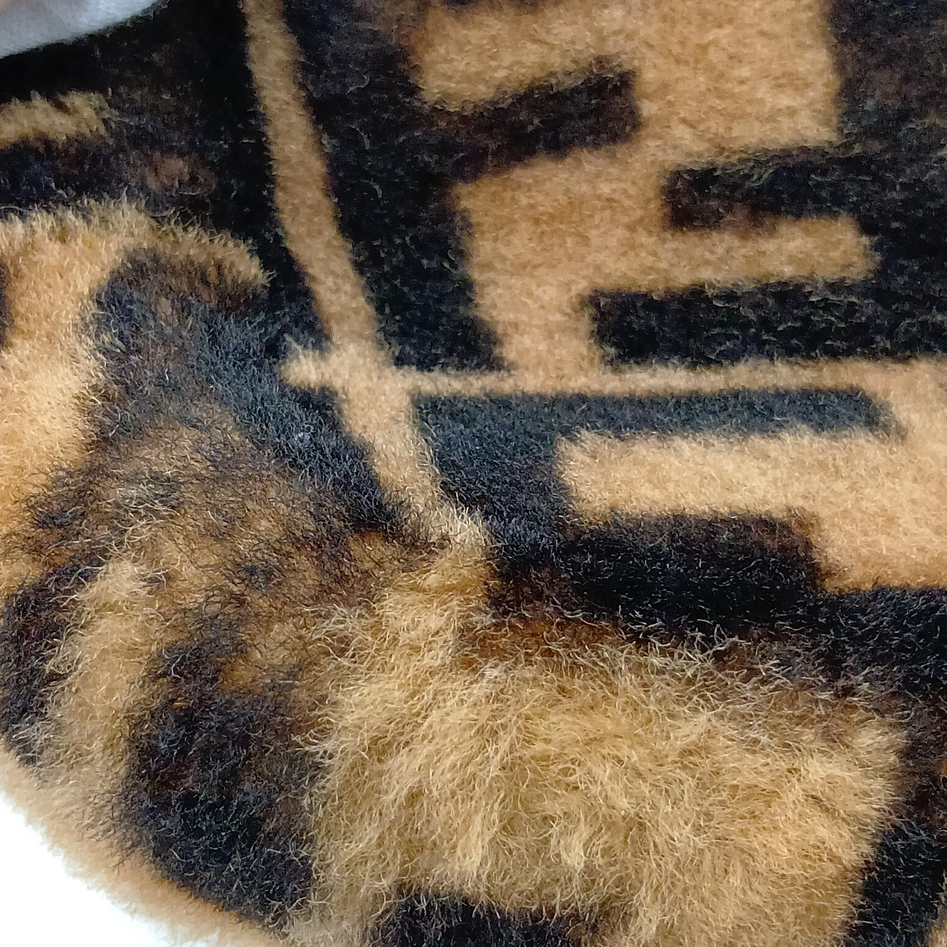 Mamma Bucket 8BR771 Fur x Leather 2-Way Shoulder Bag, Brown — view 11