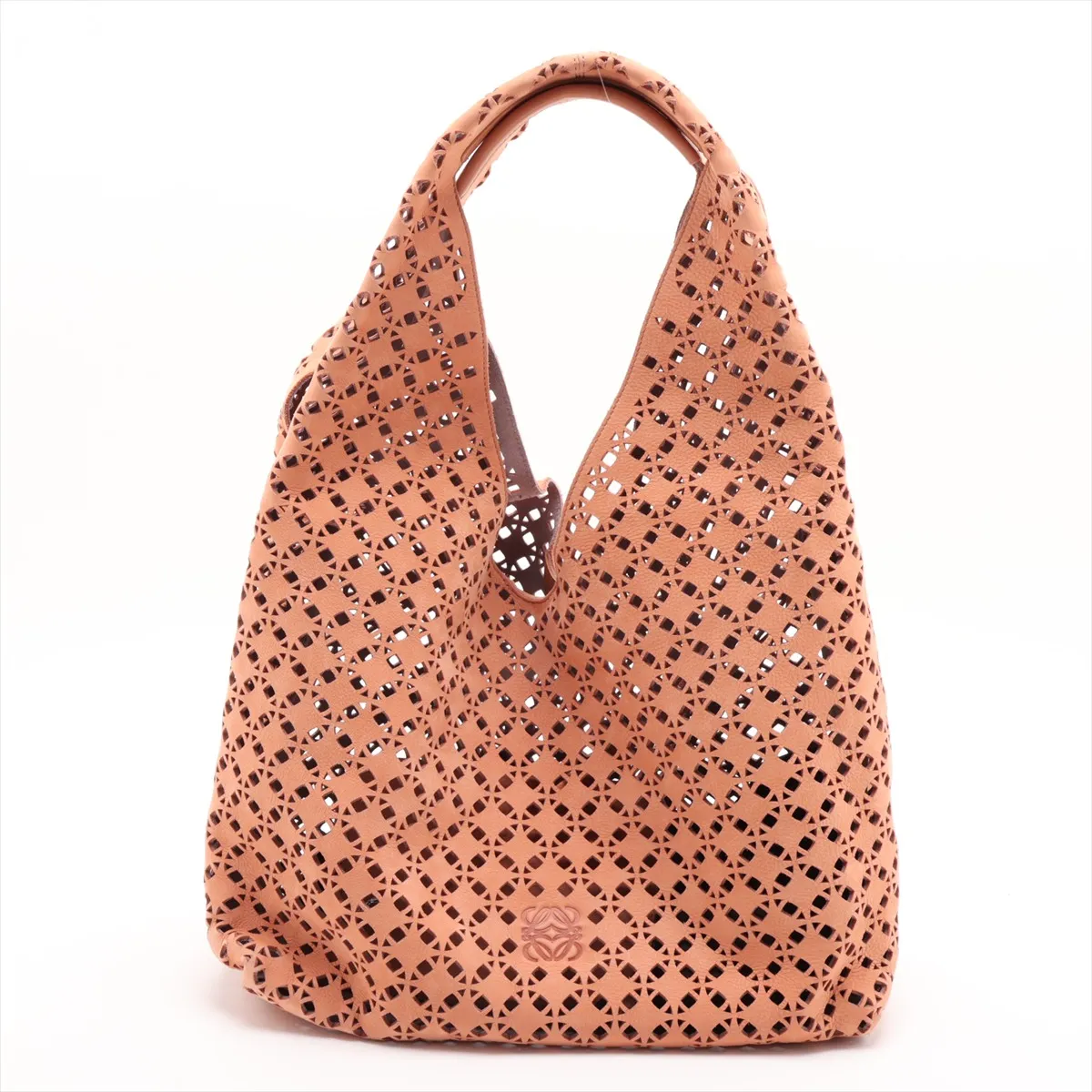 Anagram Dunas Leather Shoulder Bag, Brown