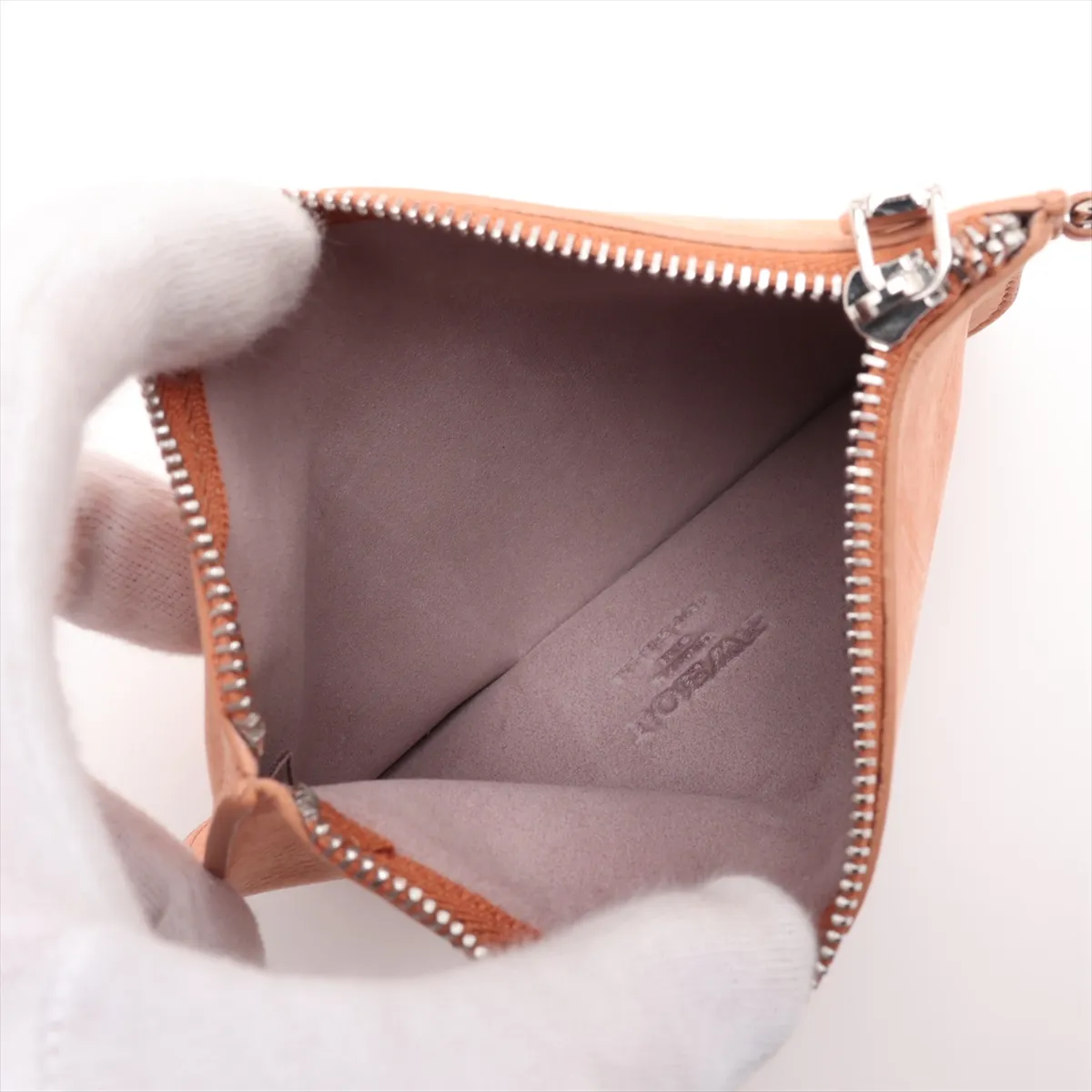 Anagram Dunas Leather Shoulder Bag, Brown — view 8