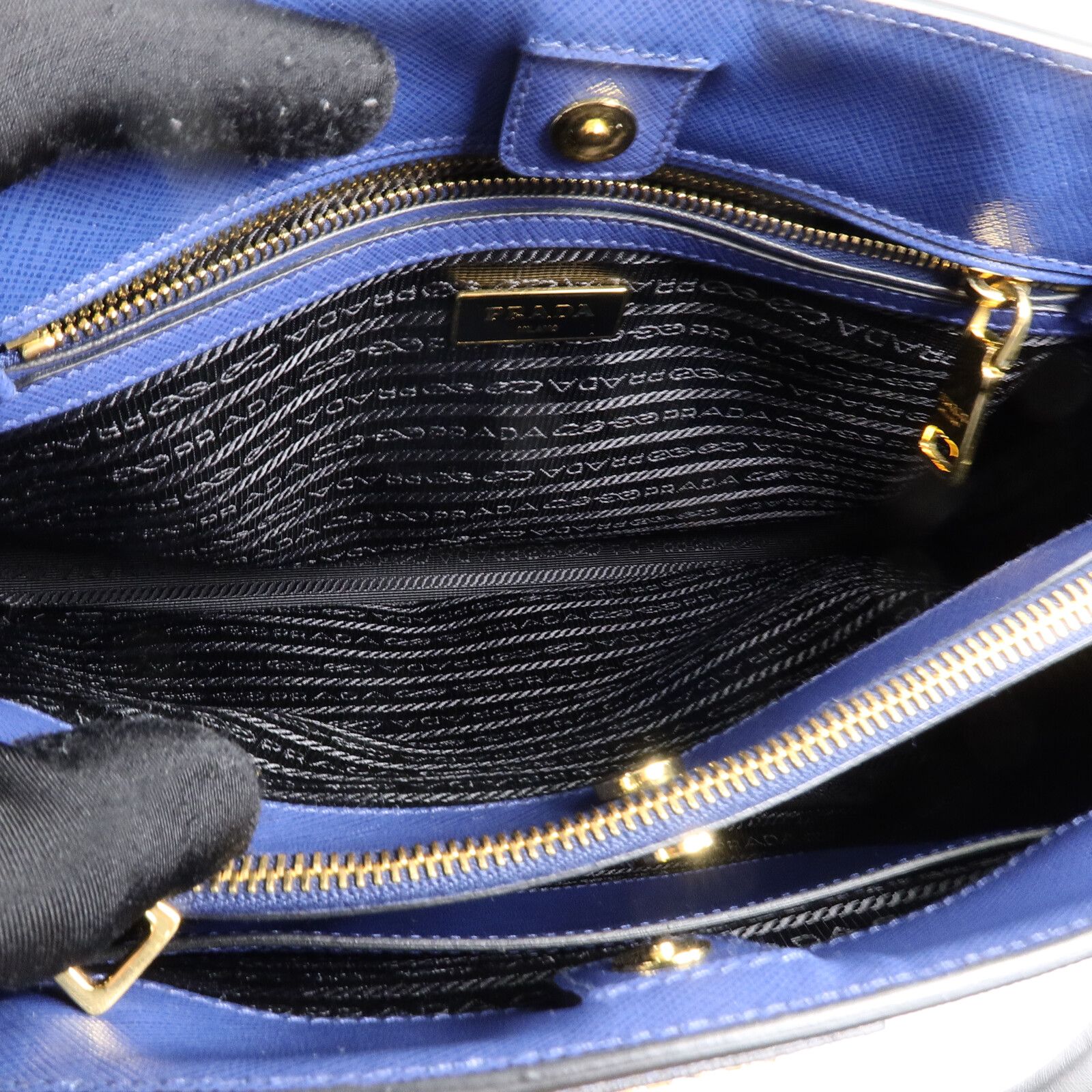 Saffiano Leather Galliera Tote w/Removable Strap — view 6
