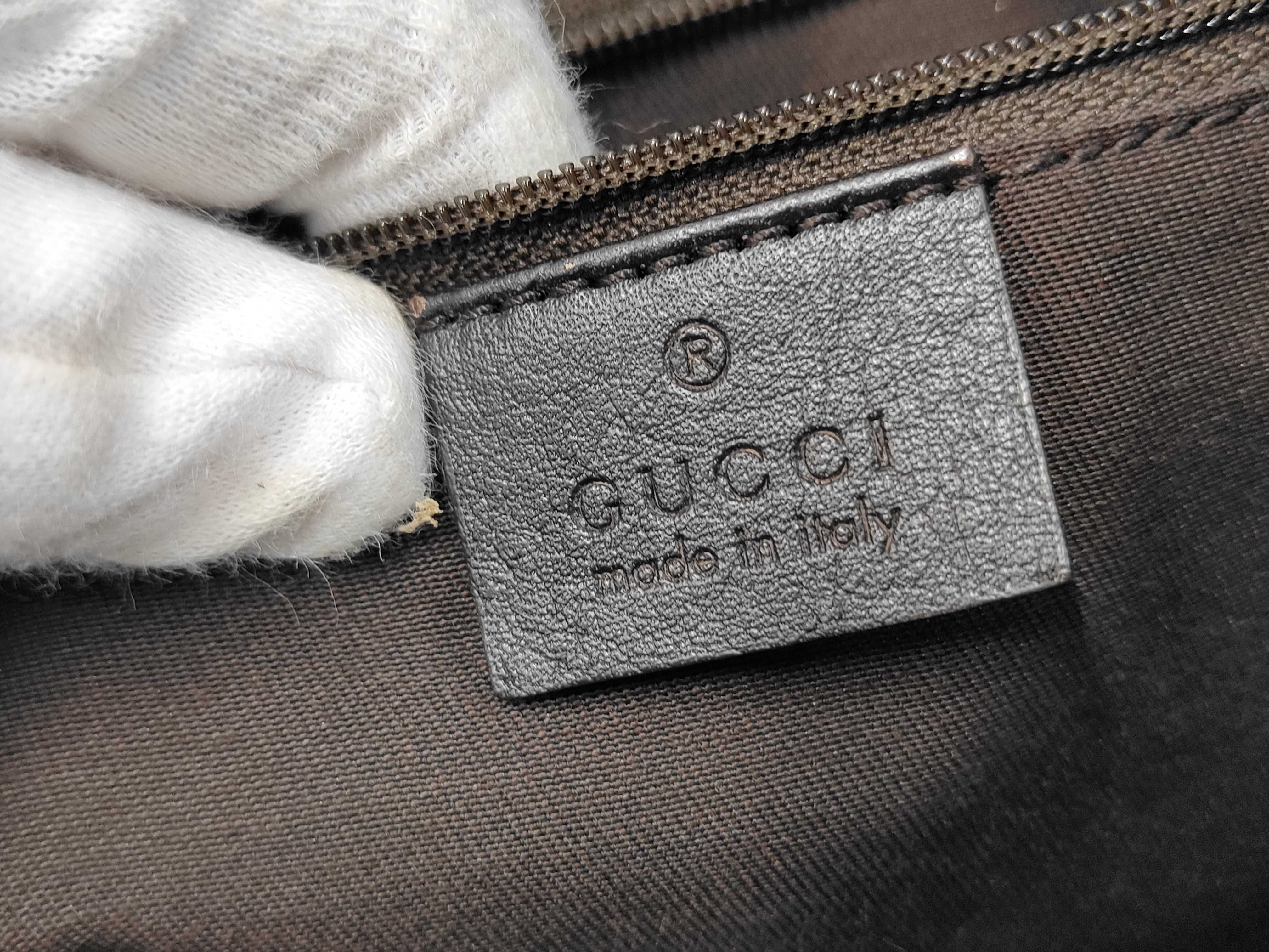 GG Canvas Sherry Line Buckle Tote Bag — view 9