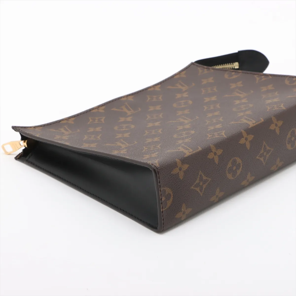 Monogram Pochette Toilette NM M46037 Brown x Black (RFID detected) — view 4