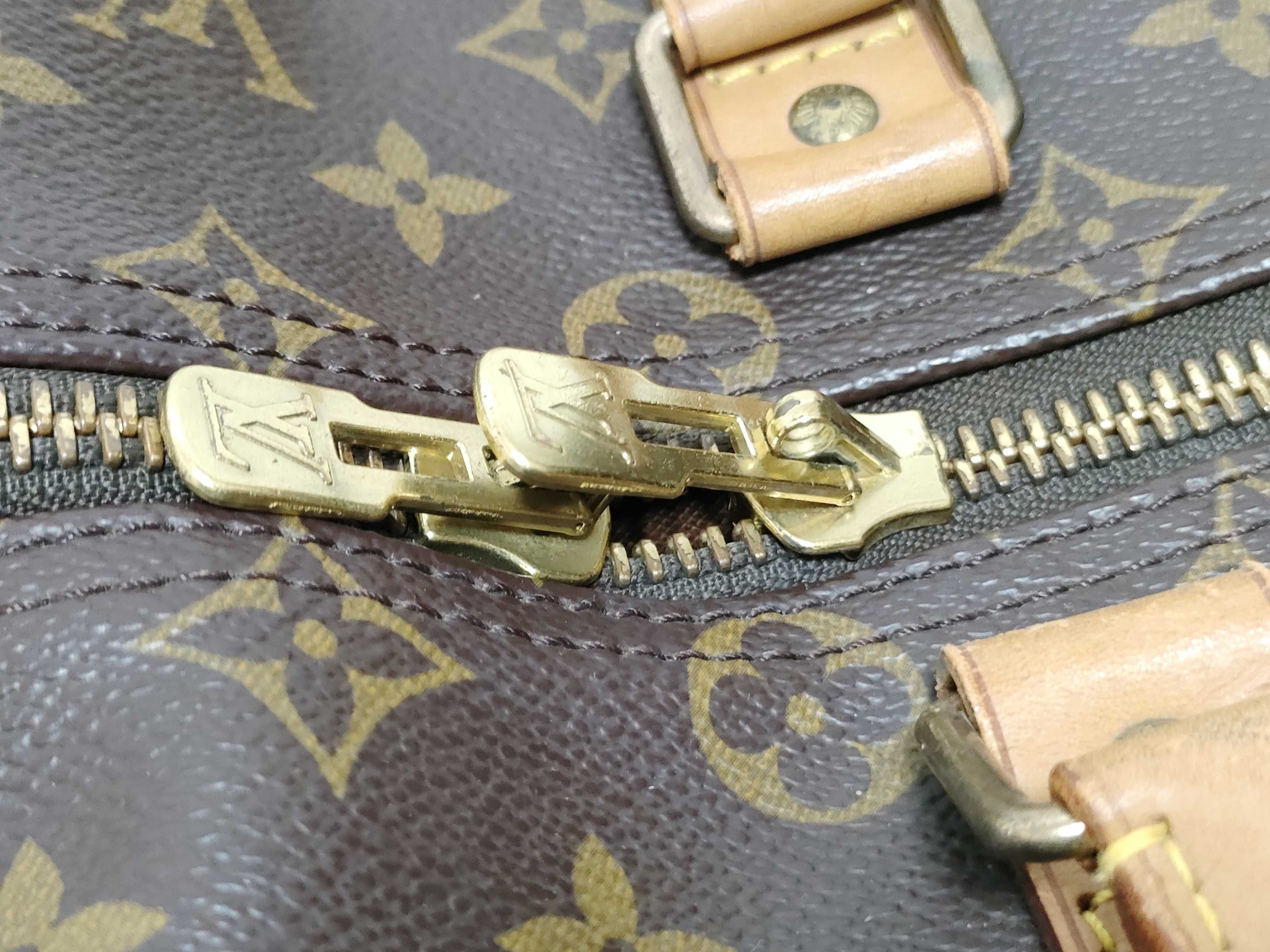 Monogram Louis Vuitton Keepall Boston Bag — view 15