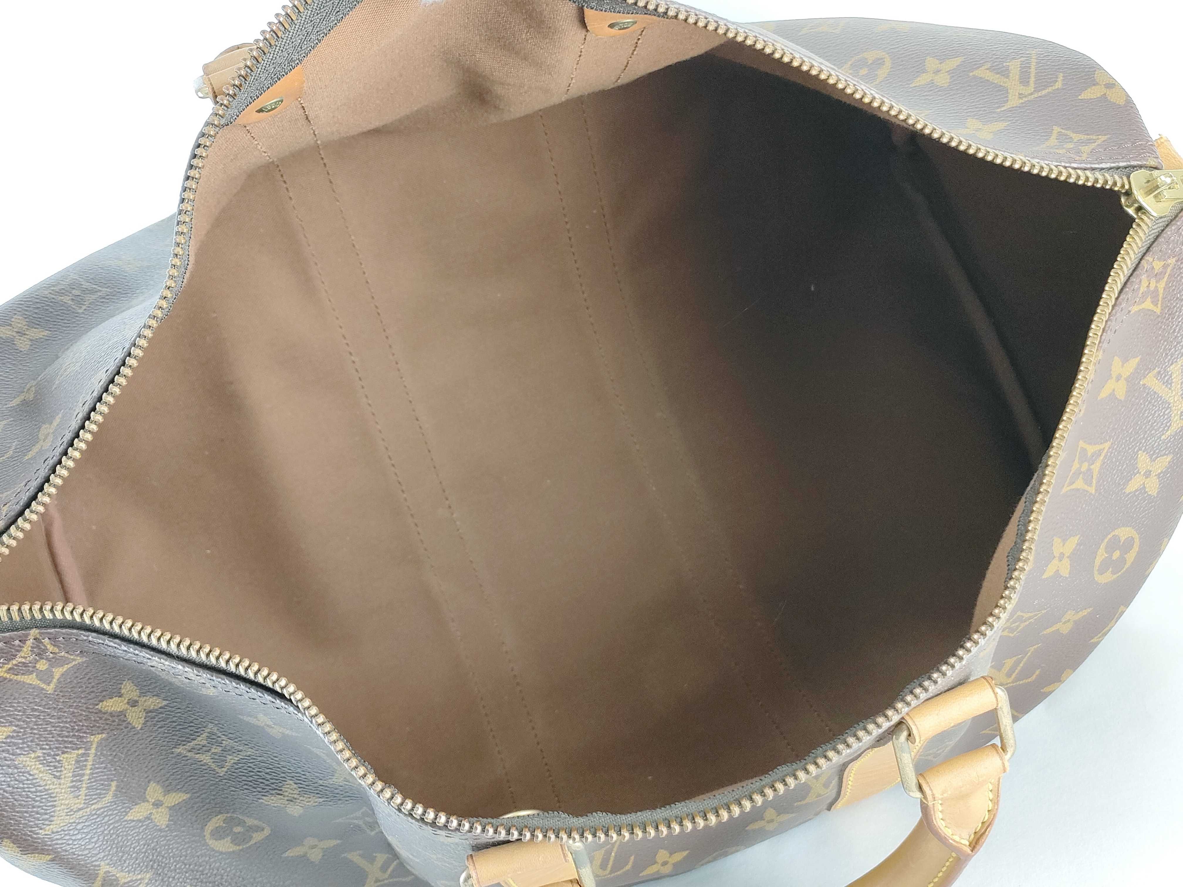 Monogram Louis Vuitton Keepall Boston Bag — view 10