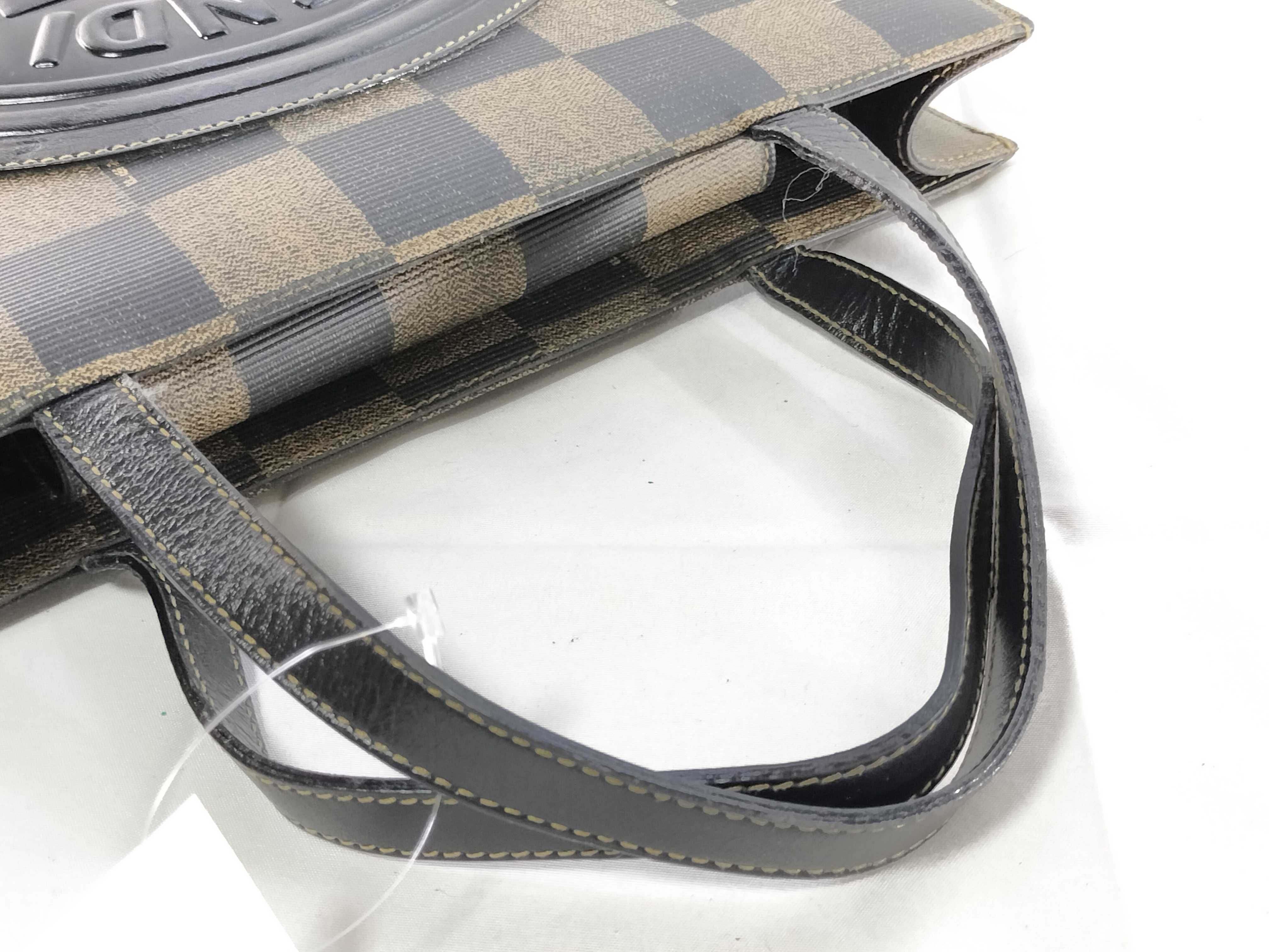 Pecan Pattern Pecan Block Large Logo Backpack Tote Bag (No Straps) — view 4