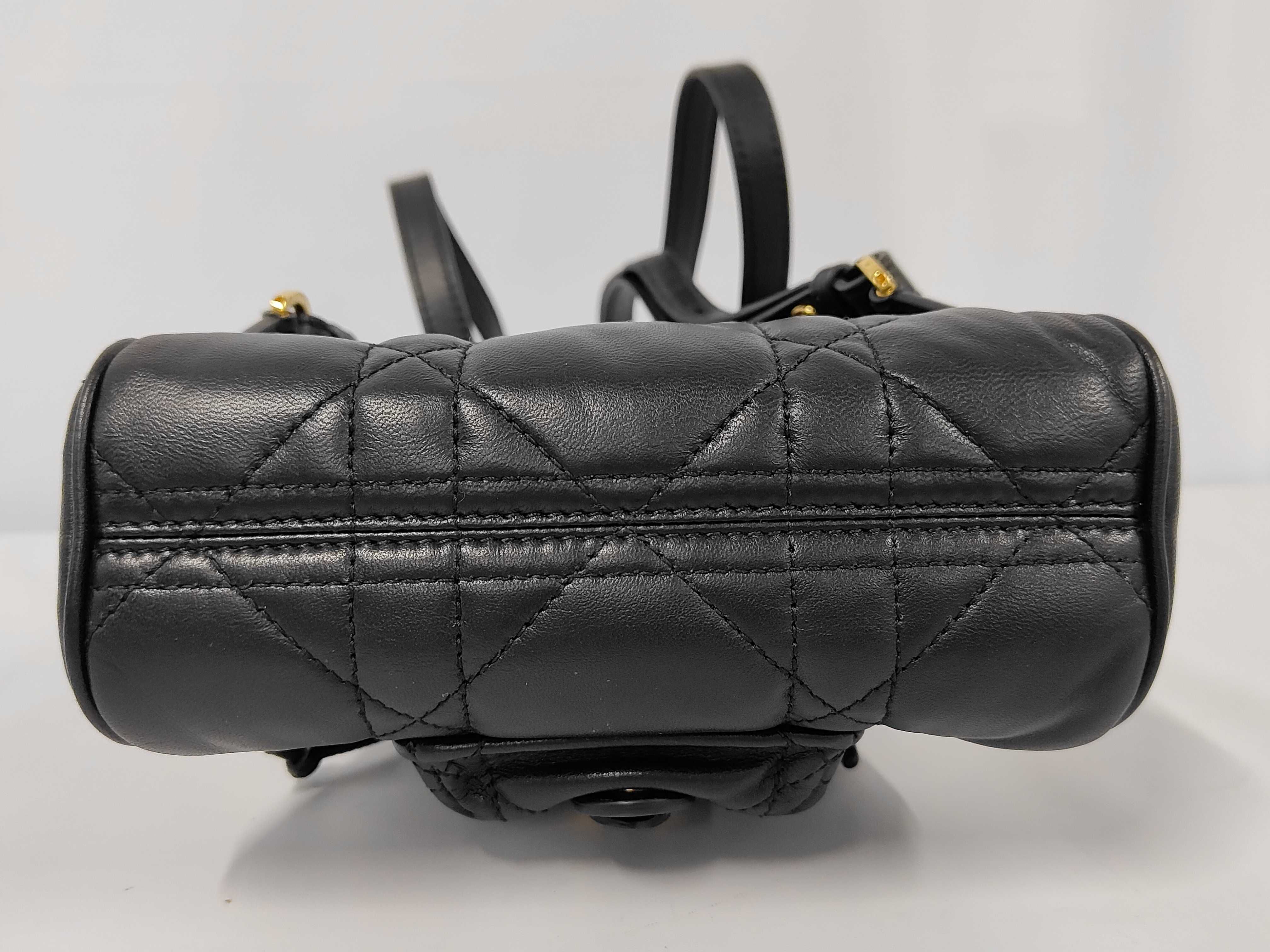 Macro Cannage Backpack, Black, Lucky Star Rucksack — view 7