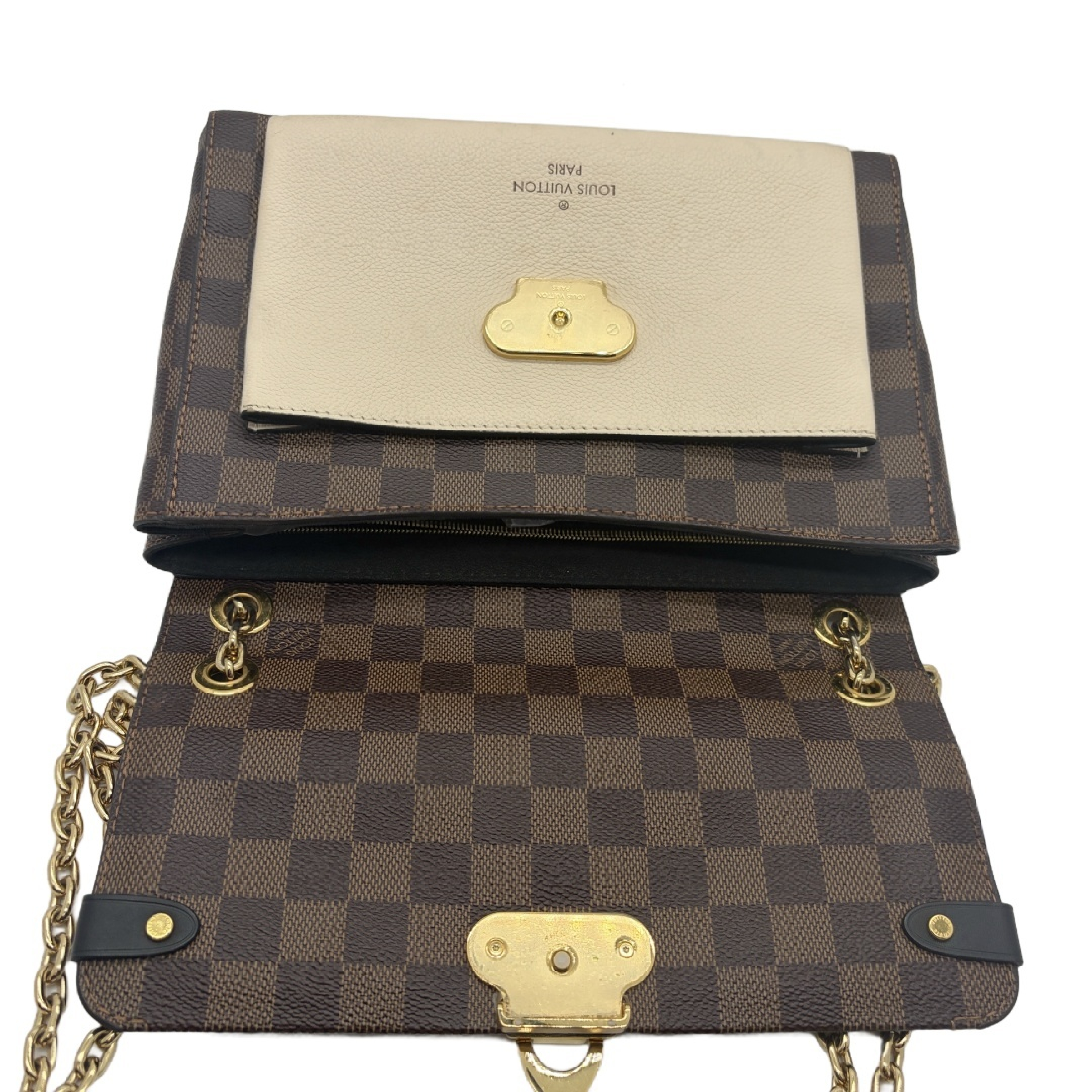 PM N40113 Damier Ebene Chain Shoulder Bag — view 11