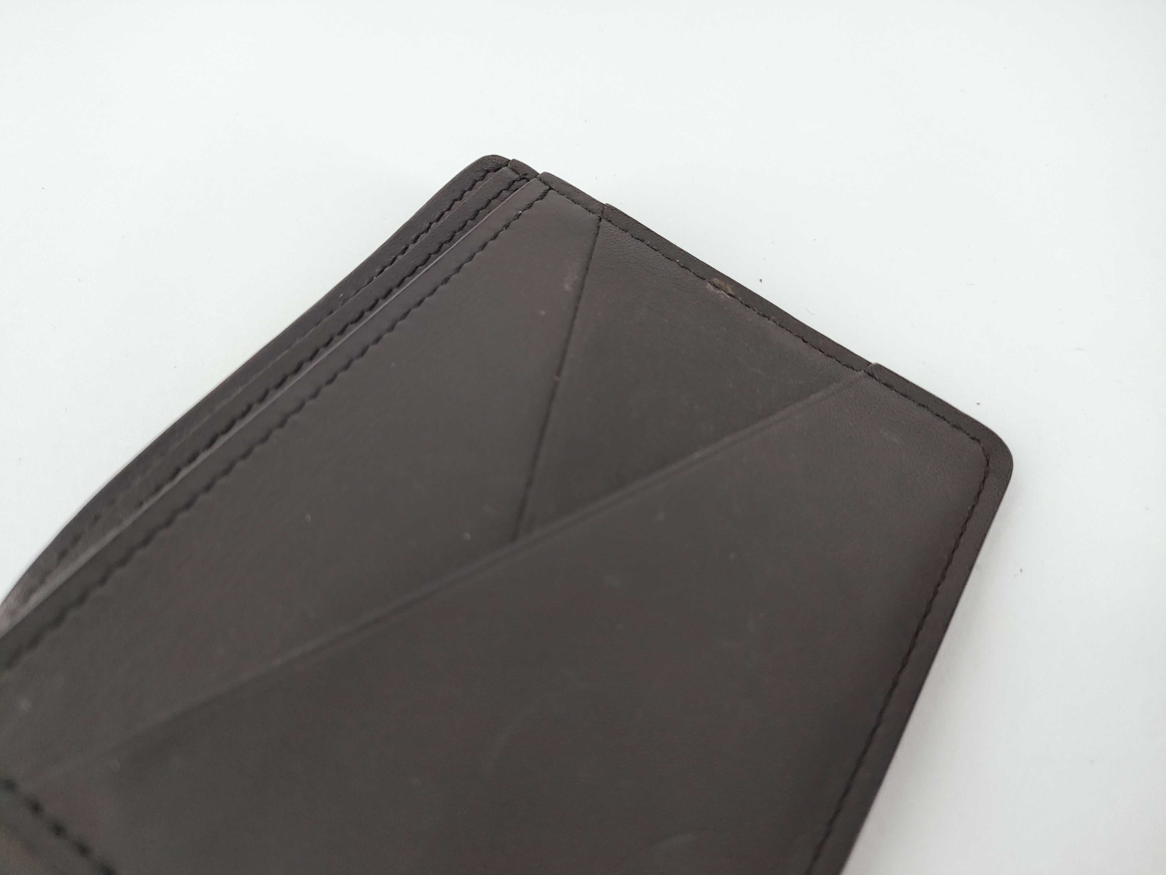 Monogram Louis Vuitton M62901 Monogram Black Leather Billfold — view 11