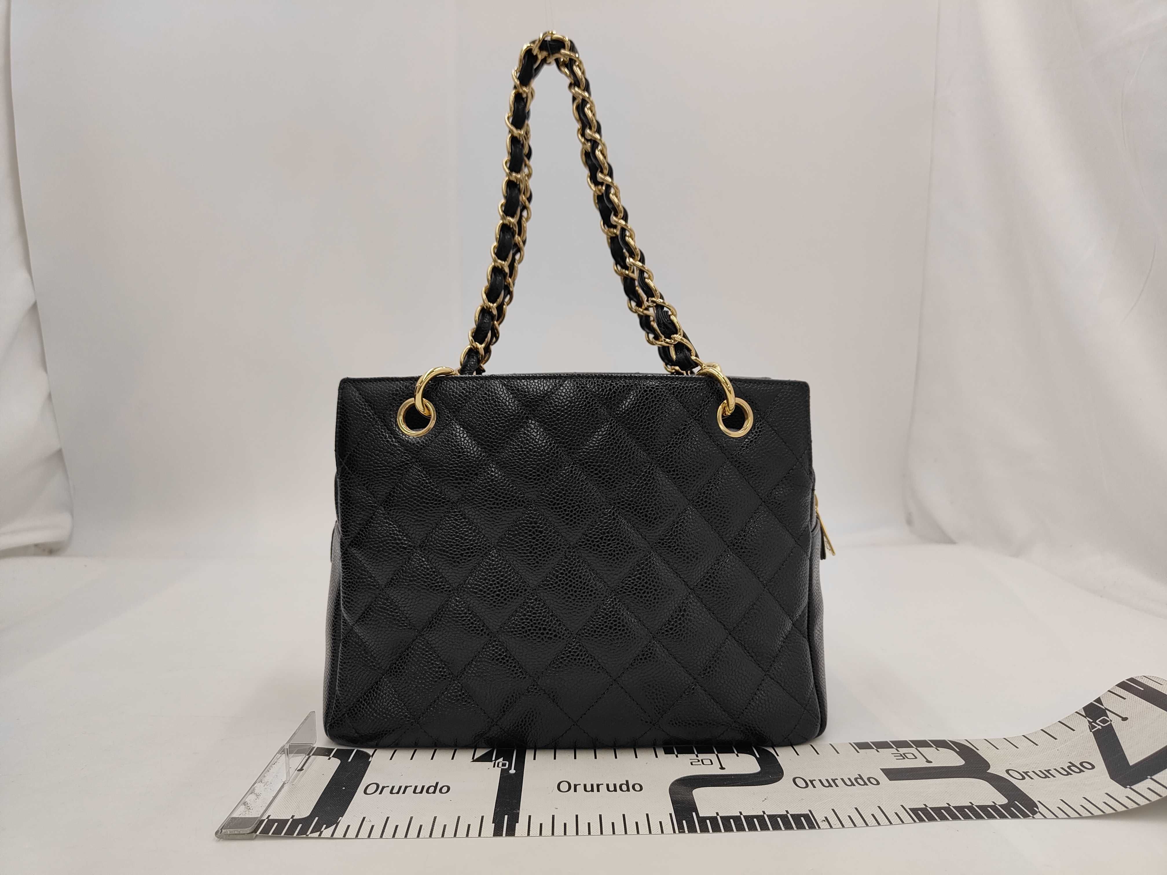 Caviar Skin Chain Tote Bag (Serial No. 8) — view 2