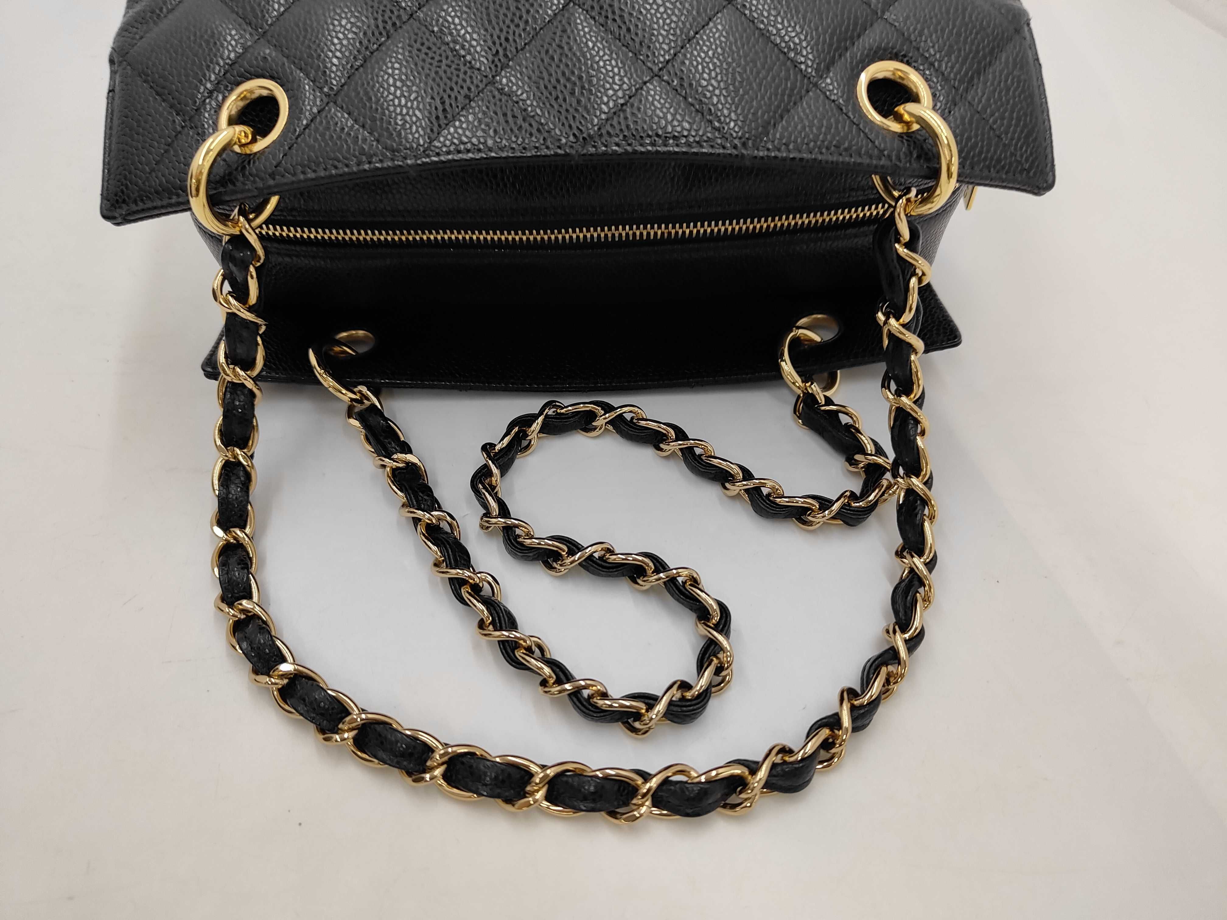 Caviar Skin Chain Tote Bag (Serial No. 8) — view 5