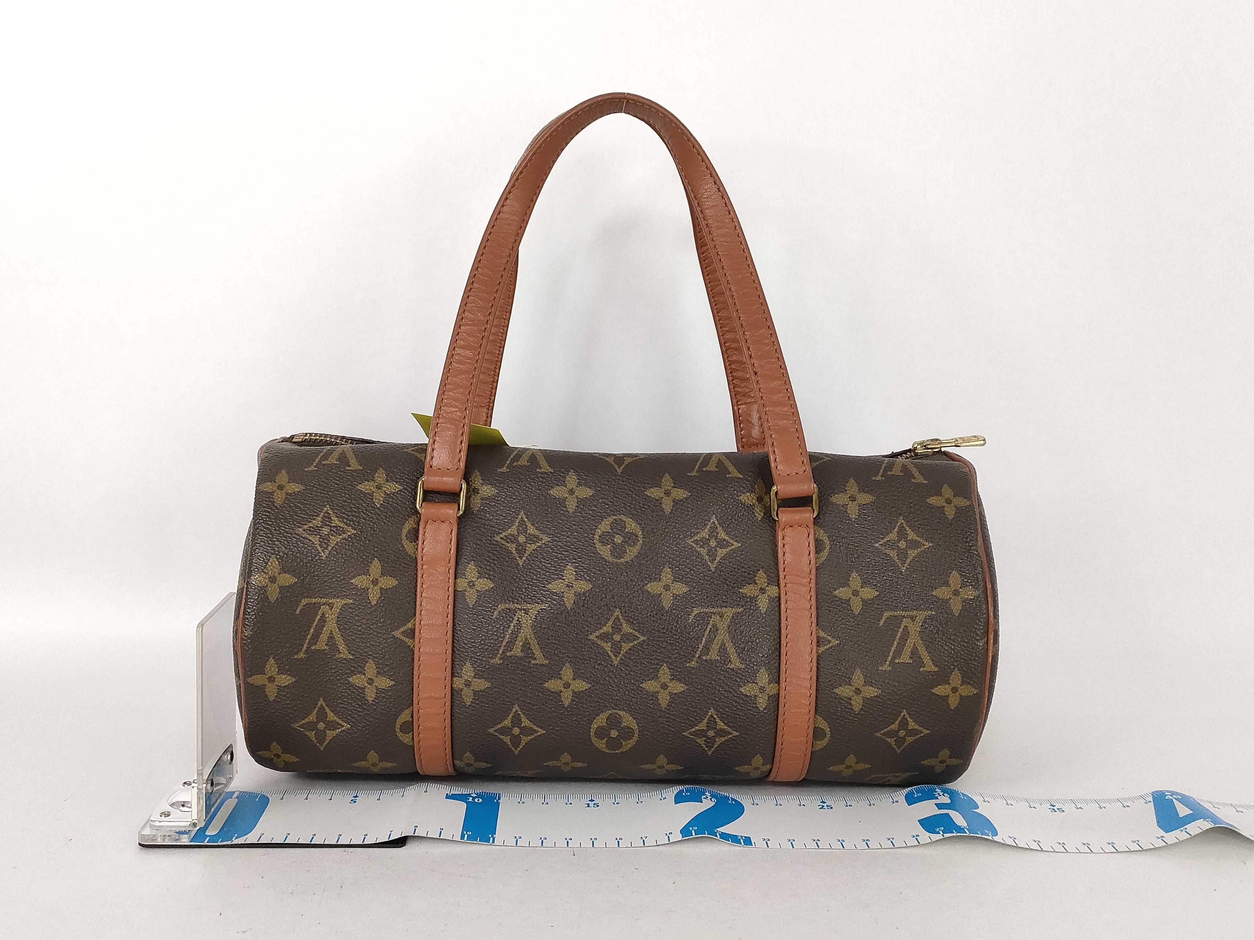 Monogram Old Papillon Handbag with Pouch — view 2