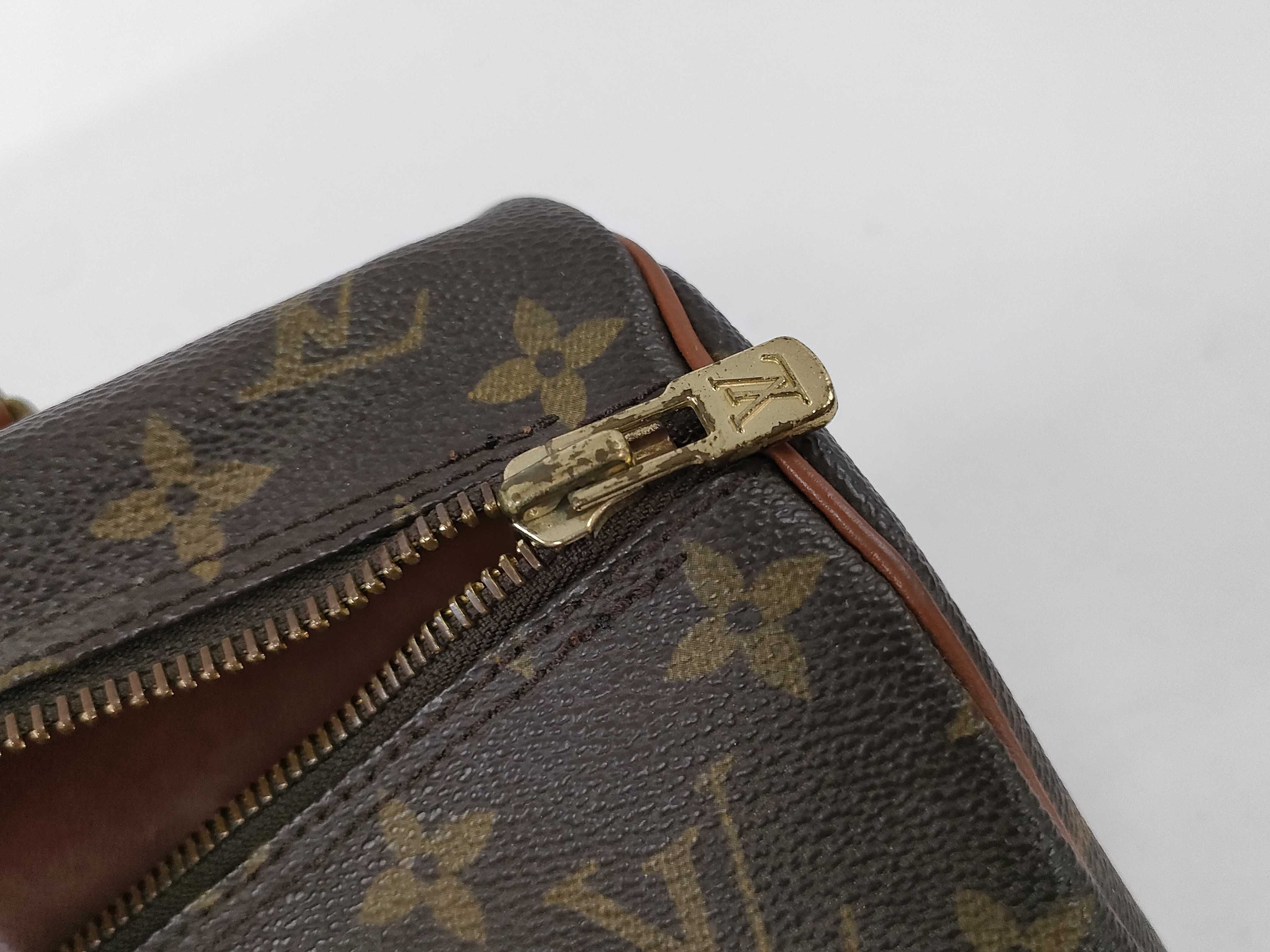 Monogram Old Papillon Handbag with Pouch — view 12