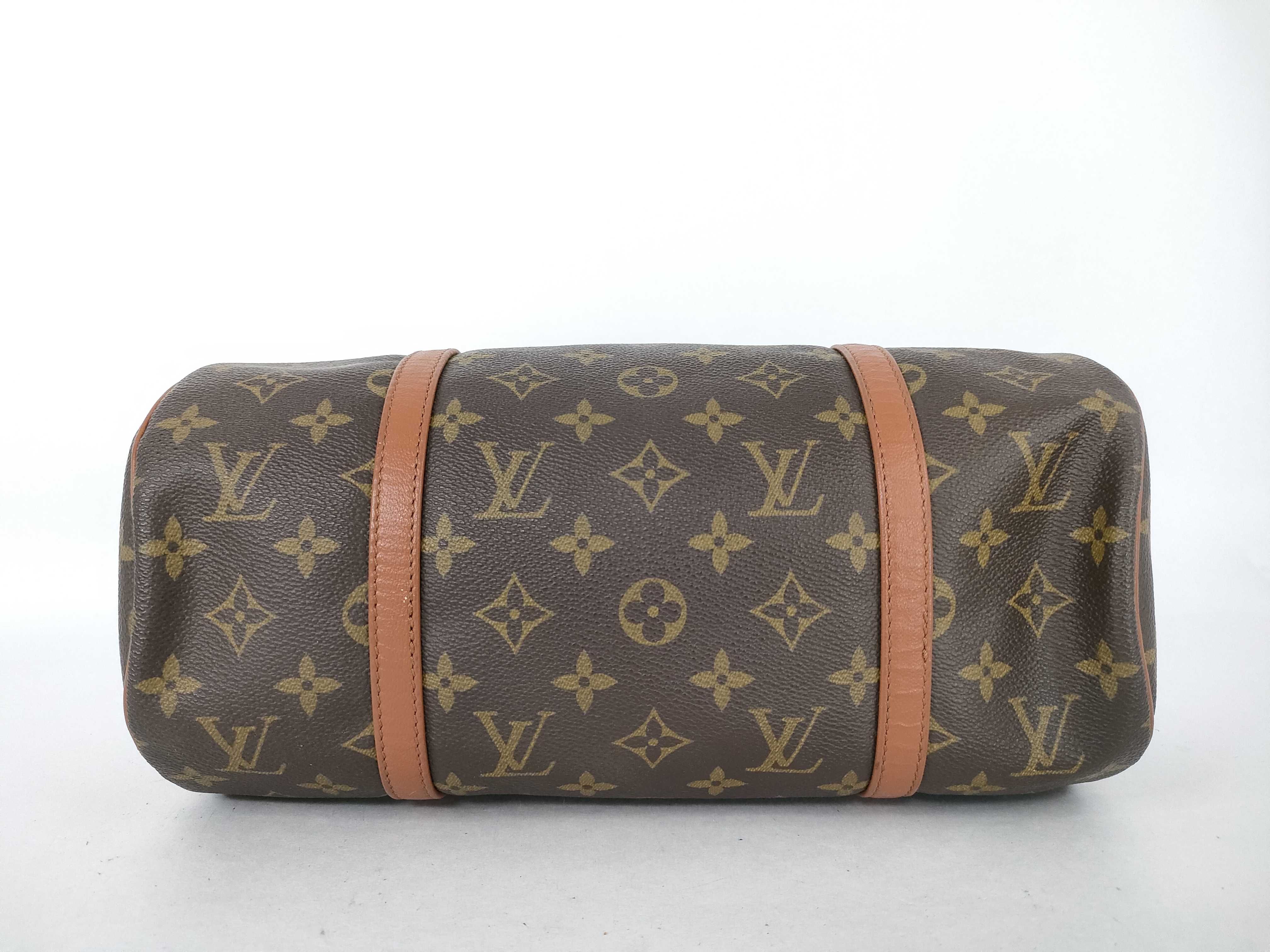 Monogram Old Papillon Handbag with Pouch — view 7