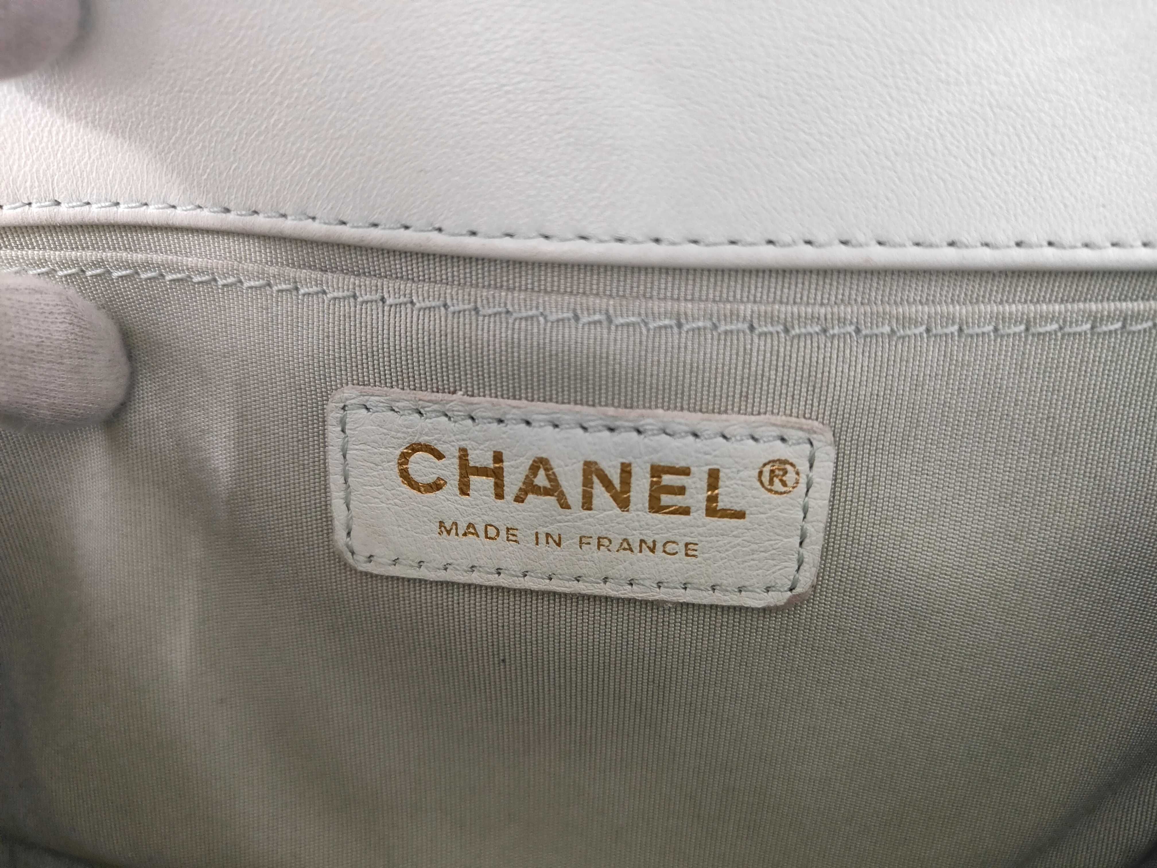 2248 Boy 25 Chain Shoulder Bag, Mint Green, Gold Hardware — view 12