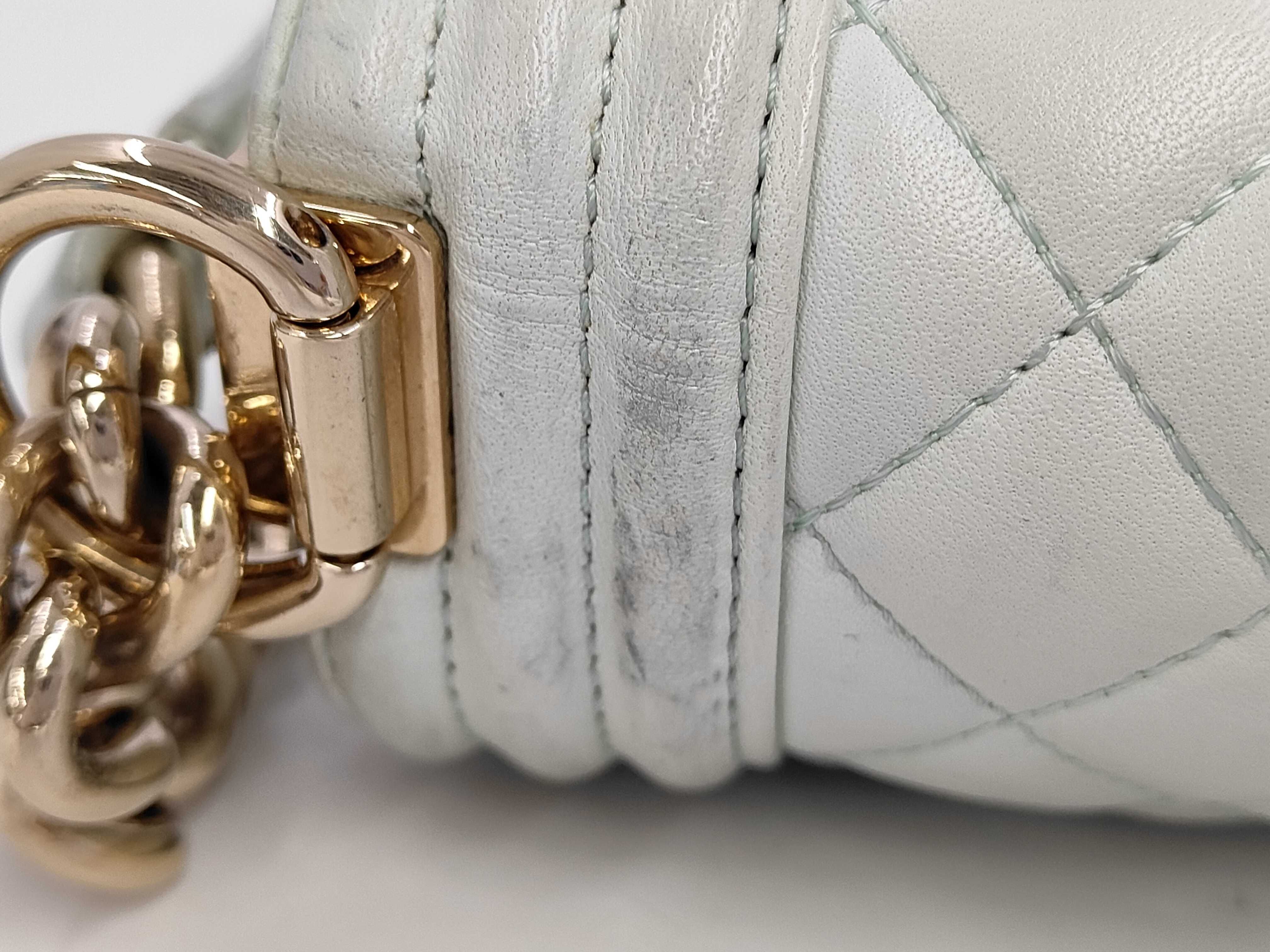 2248 Boy 25 Chain Shoulder Bag, Mint Green, Gold Hardware — view 4