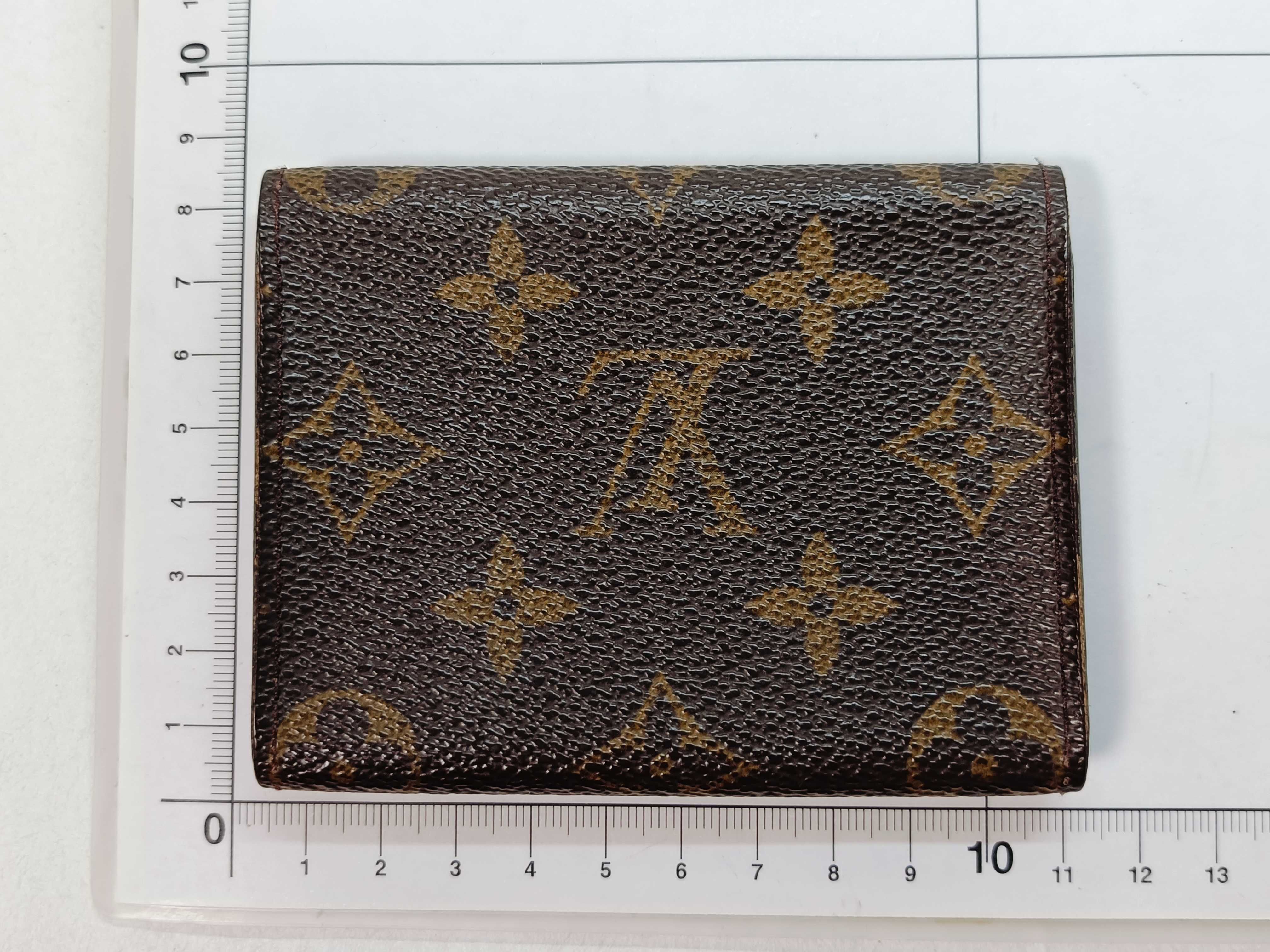 Monogram Enveloppe Carte de Visite Card Case — view 2