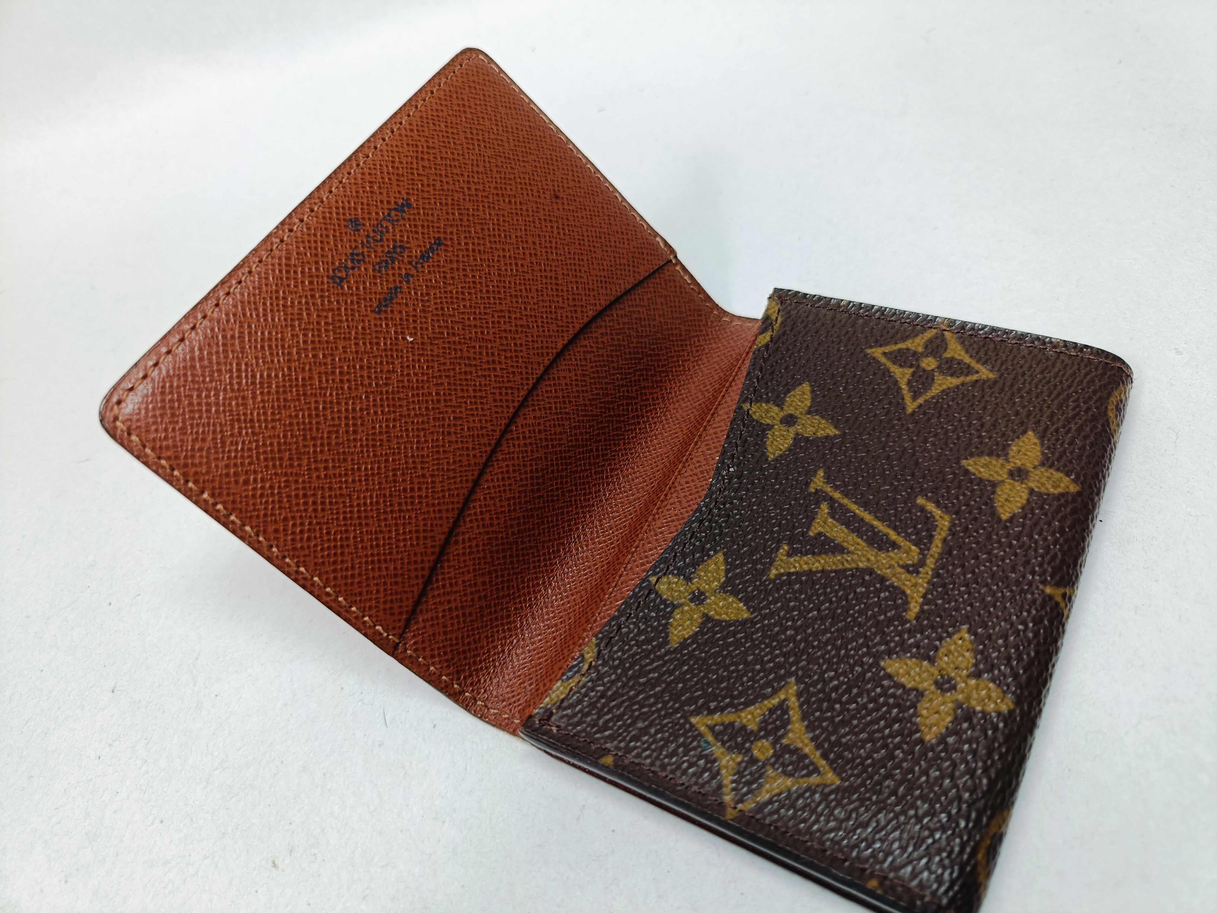 Monogram Enveloppe Carte de Visite Card Case — view 7