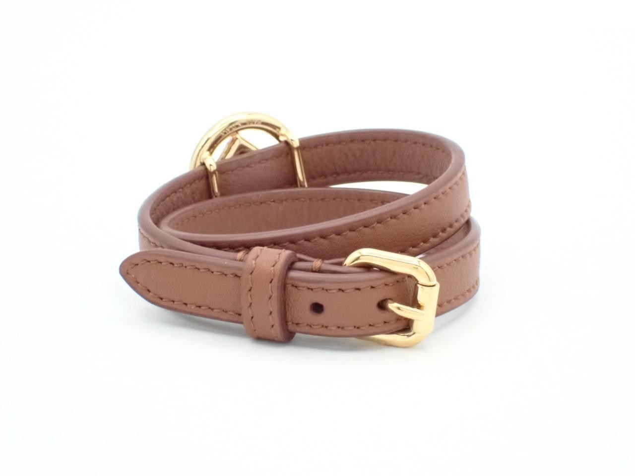 bracelet, gold and brown, wrist circumference approximately 16cm — view 2