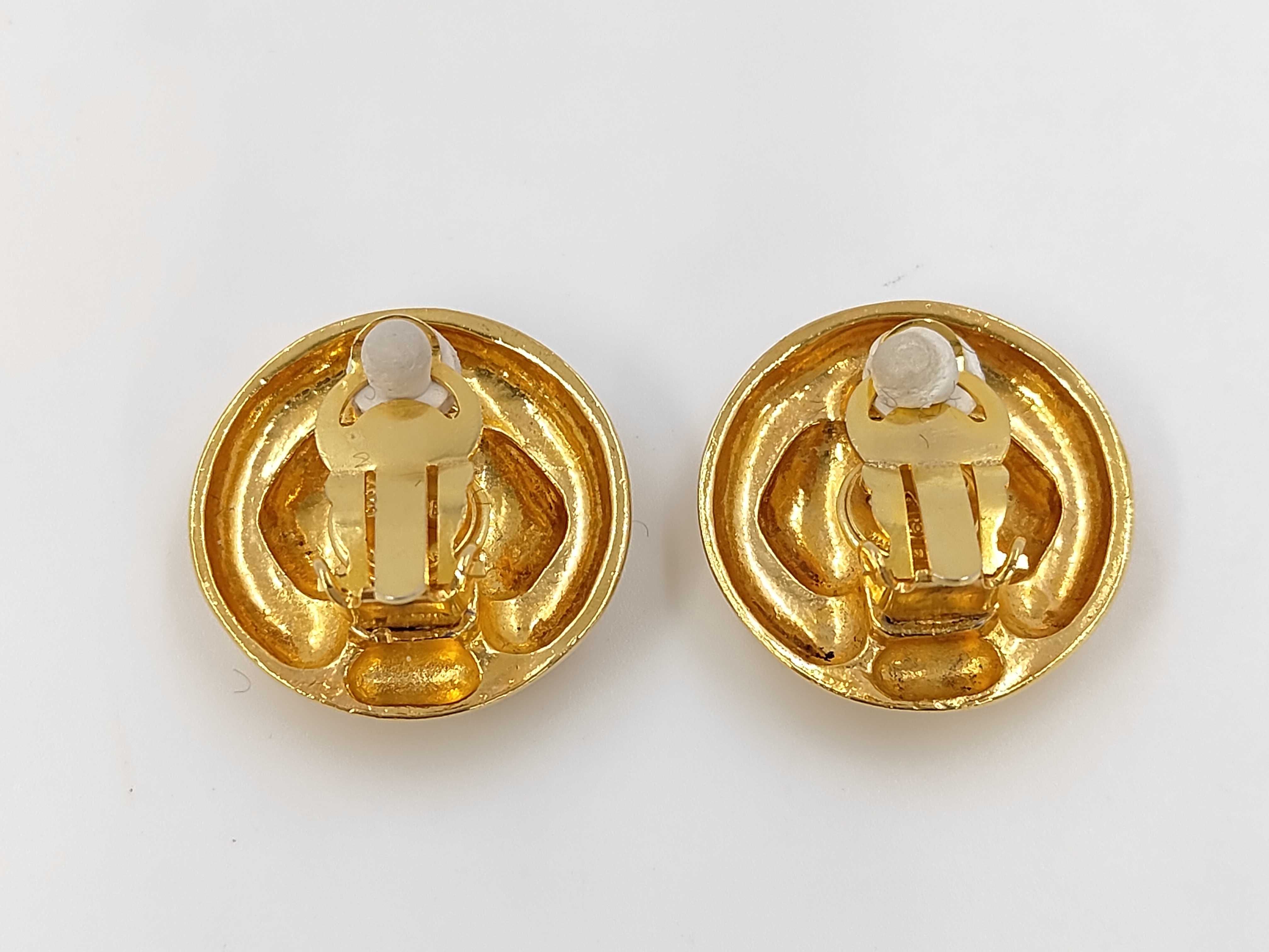 Rhinestone Earrings, Vintage, with Box — view 2
