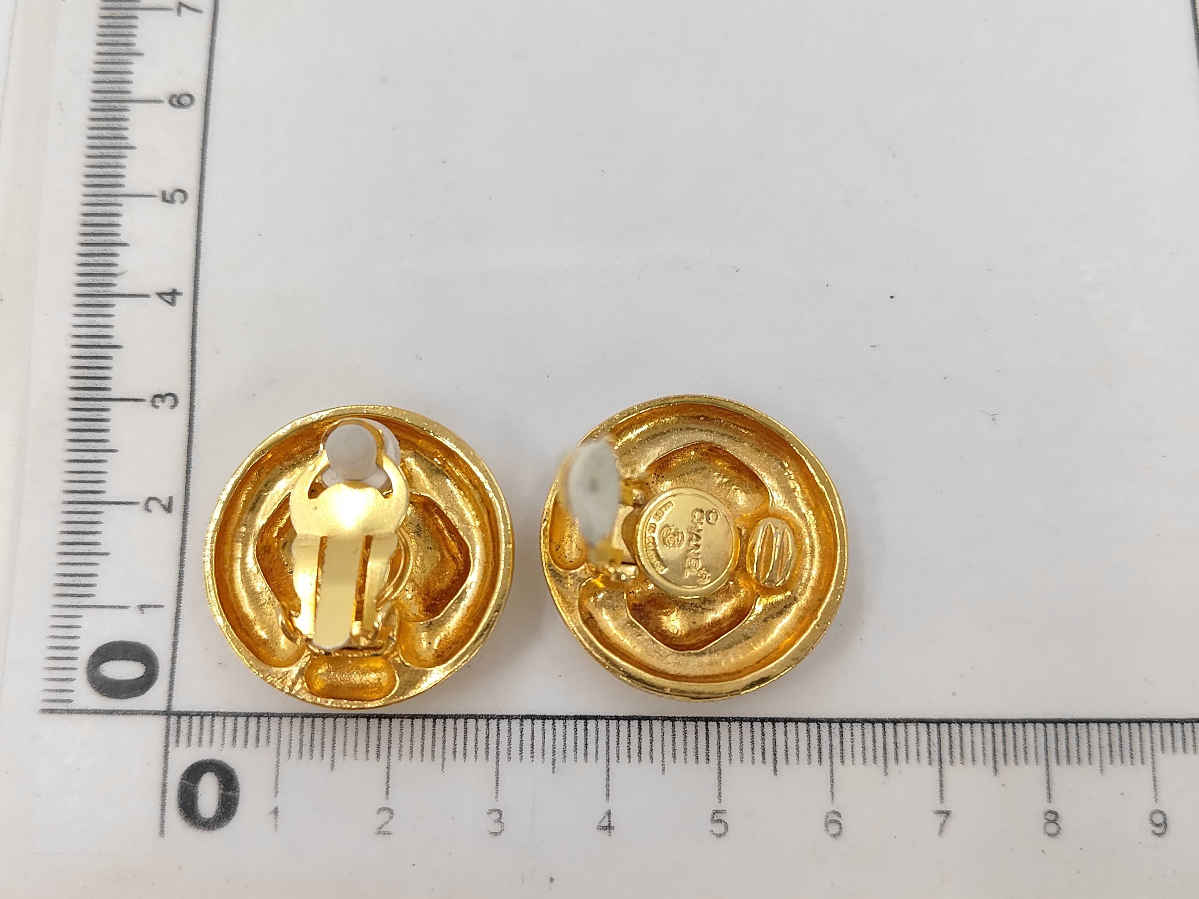 Rhinestone Earrings, Vintage, with Box — view 5