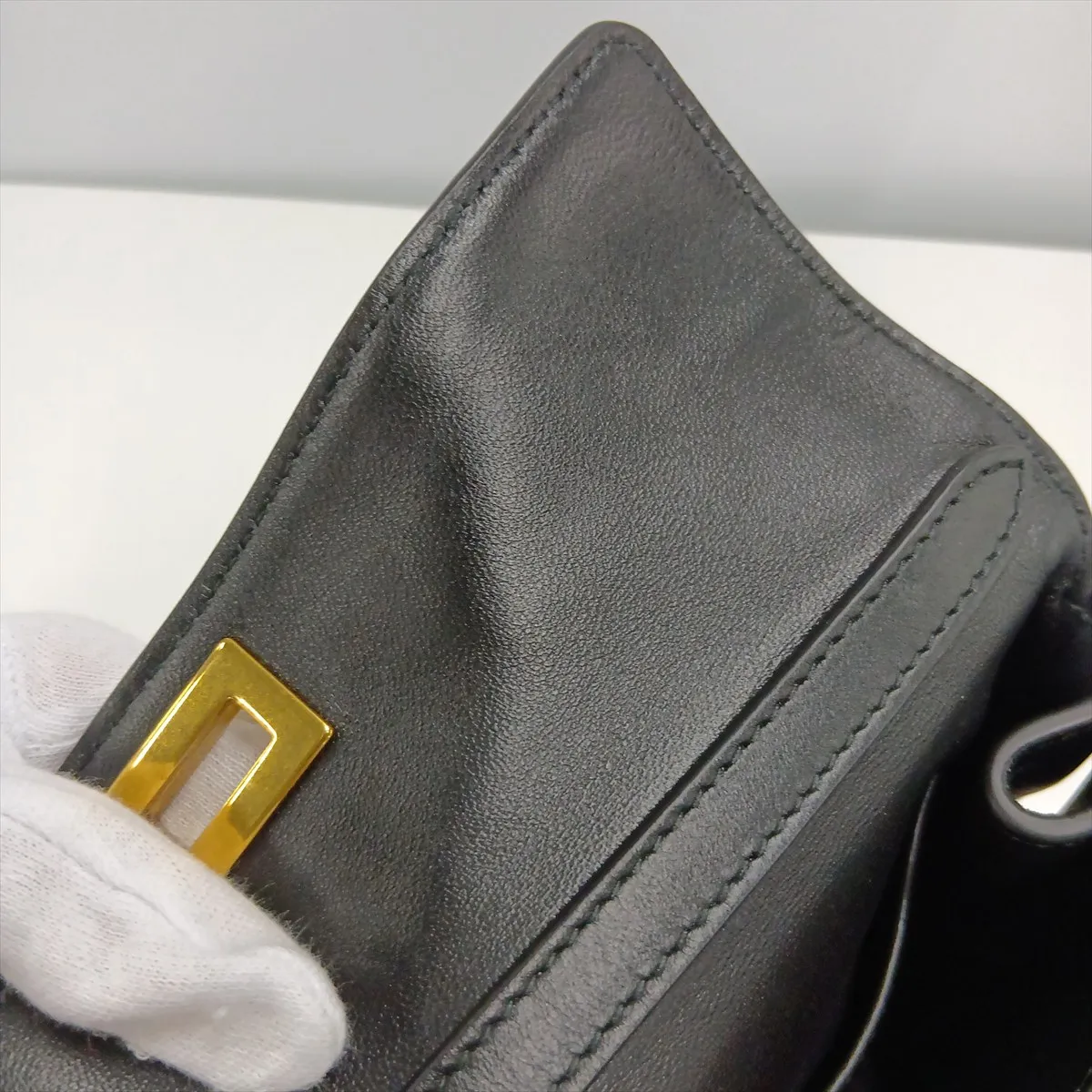 Rodeo Mini 843712 Leather 2-Way Handbag, Black — view 14