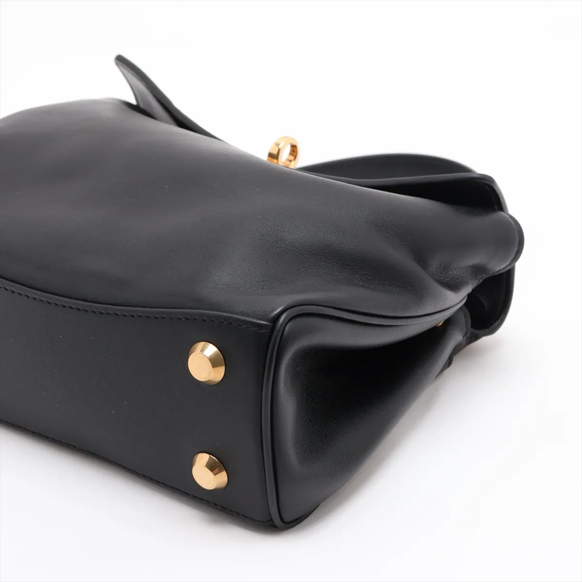 Rodeo Mini 843712 Leather 2-Way Handbag, Black — view 3