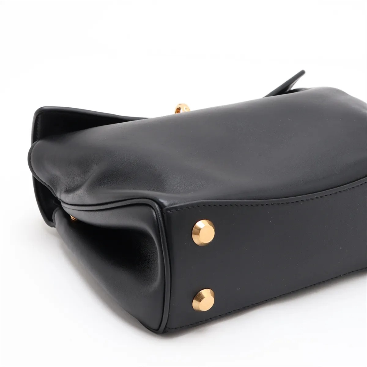 Rodeo Mini 843712 Leather 2-Way Handbag, Black — view 4