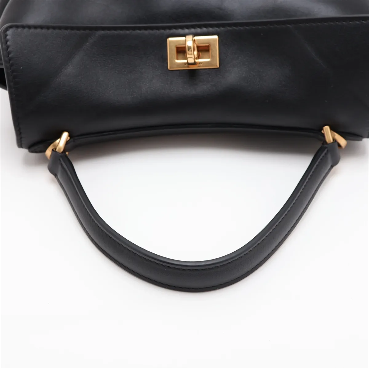 Rodeo Mini 843712 Leather 2-Way Handbag, Black — view 5