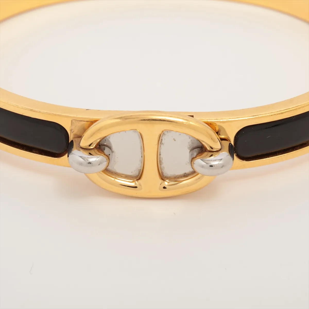 Mini Click Chaine d'Ancre FI0252 Bangle GP Black x Gold — view 3