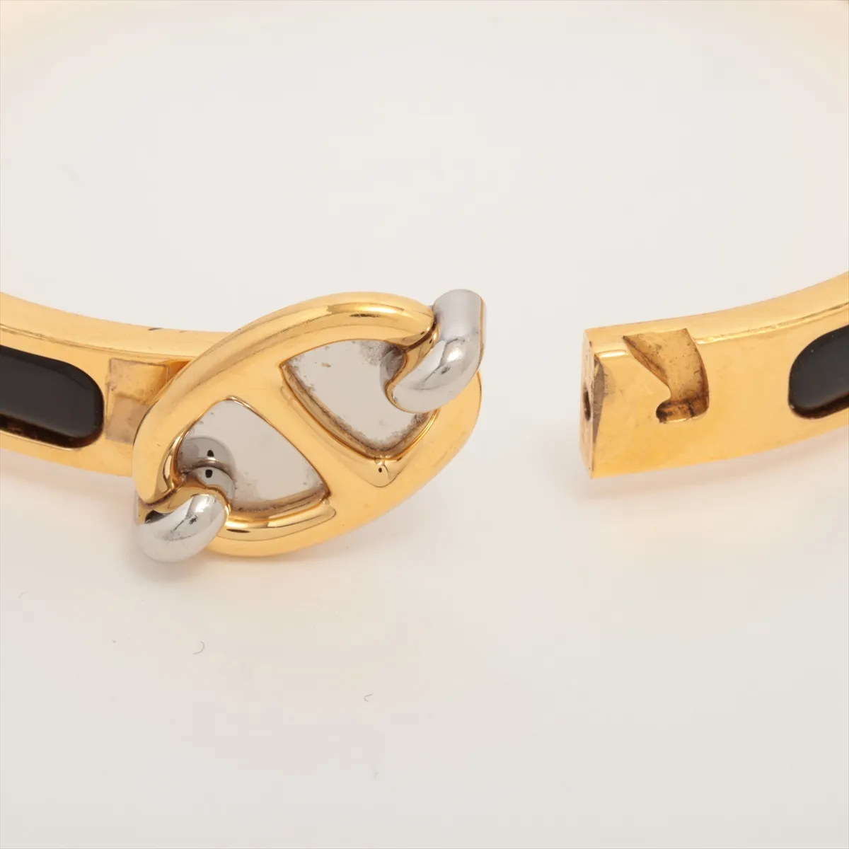 Mini Click Chaine d'Ancre FI0252 Bangle GP Black x Gold — view 5