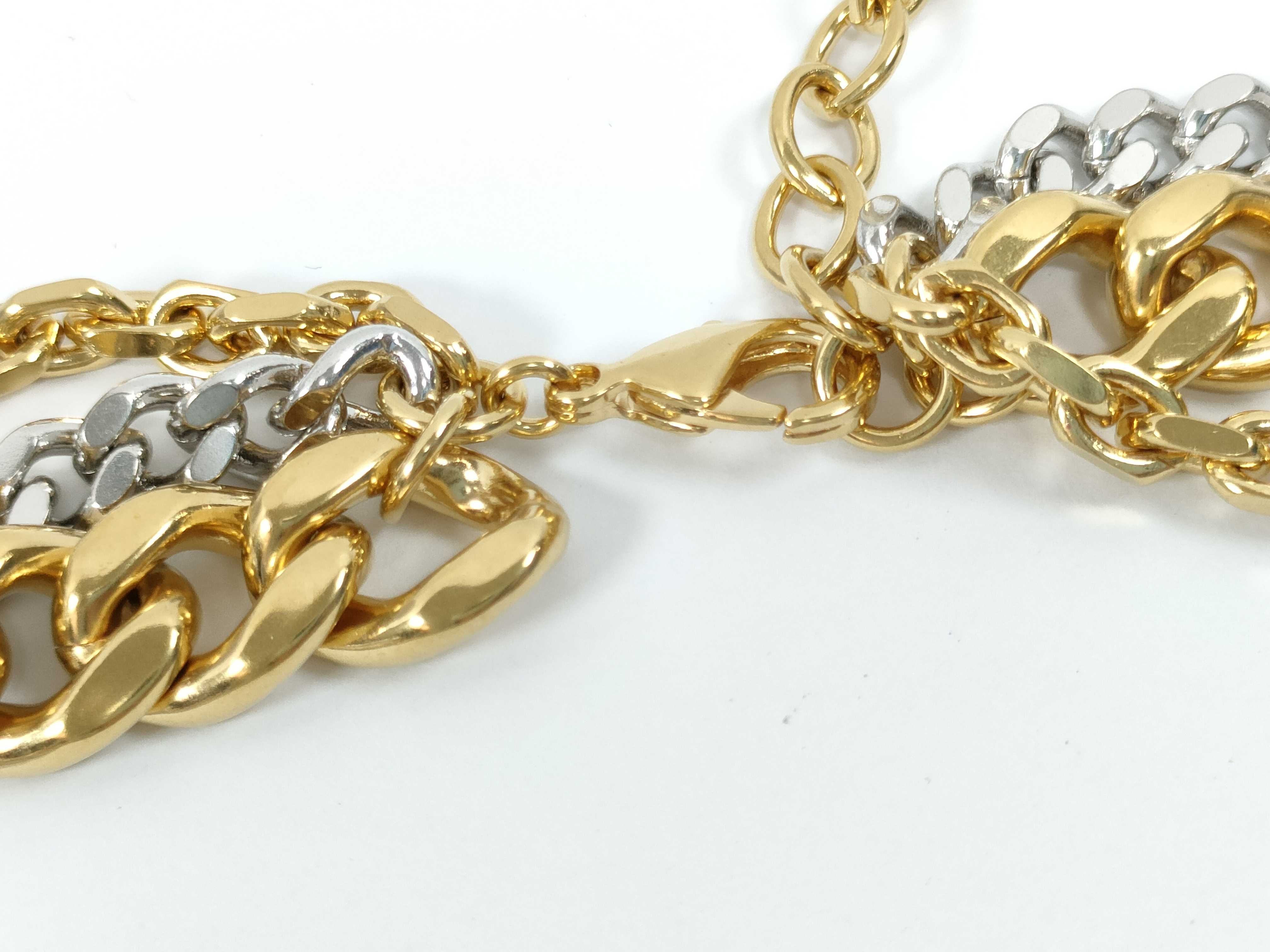 CD Triple Chain Necklace — view 6
