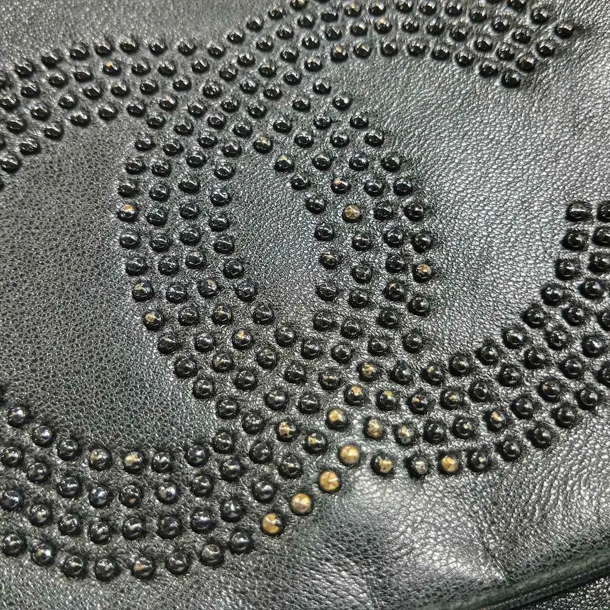 Coco Mark Lambskin Single Flap Single Chain Bag with Rhinestones, Black, Silver Hardware, 12352625, Series 12 — view 10